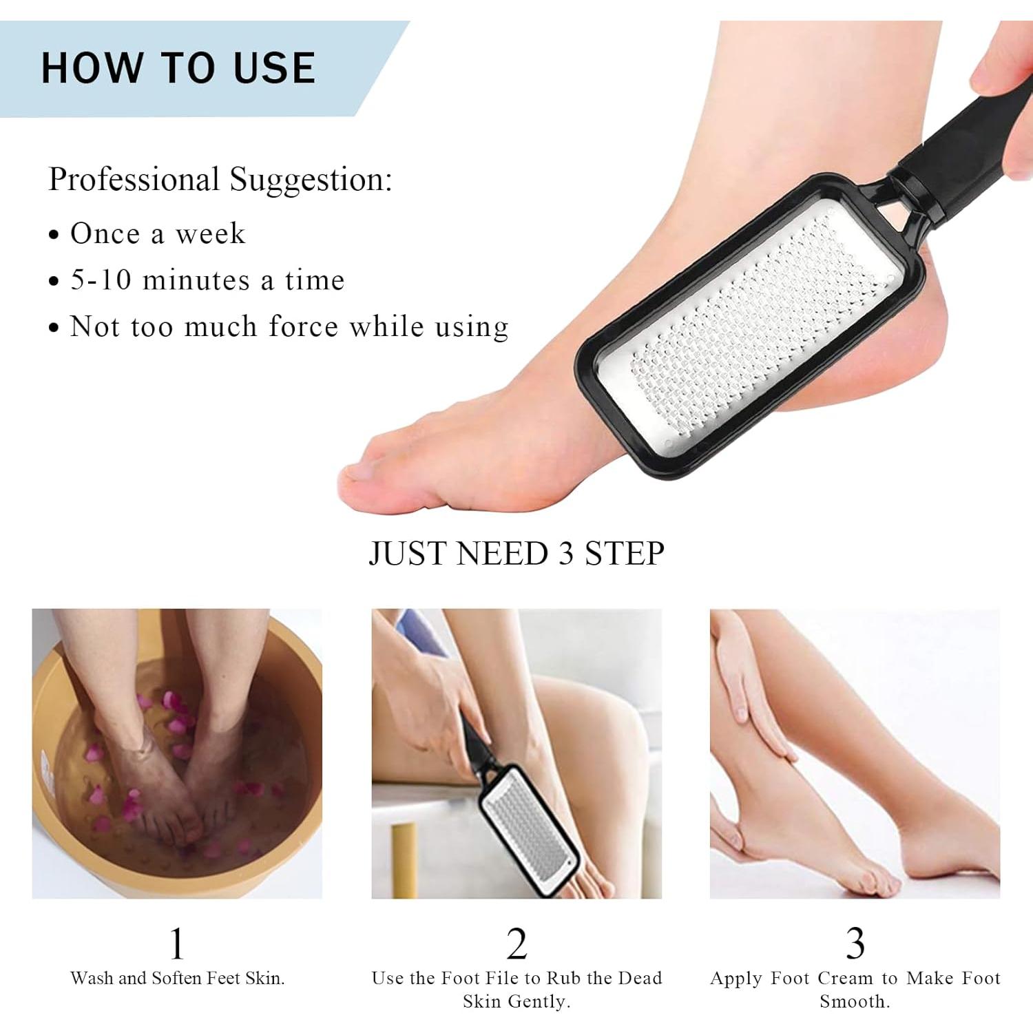 SetSail Kit Removedor de Callos para Pies 2 Piezas Acero Inoxidable