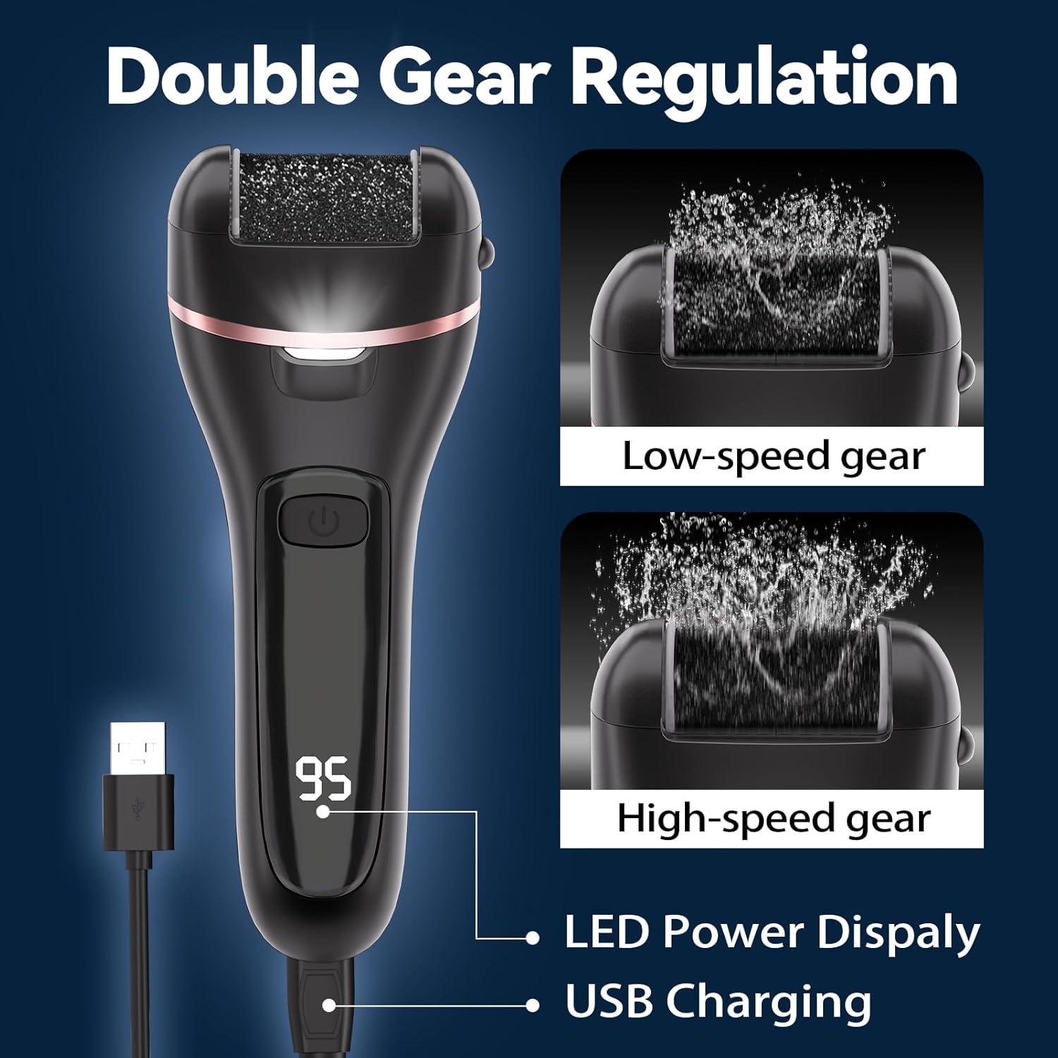 Removedor de Callos Eléctrico Wea&Hea 3 Cabezas Recargable