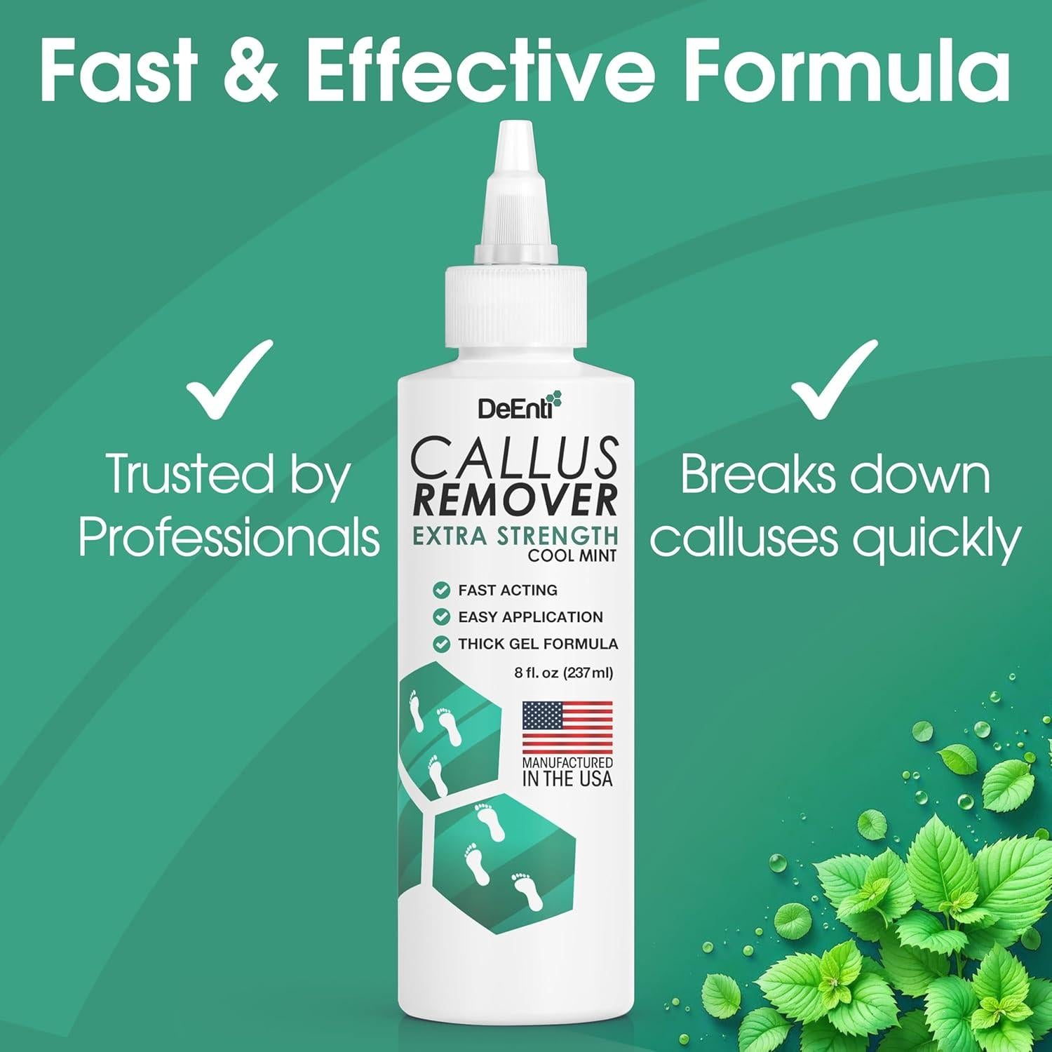 Gel Removedor de Callos DeEnti 236ml Fuerza Extra Menta