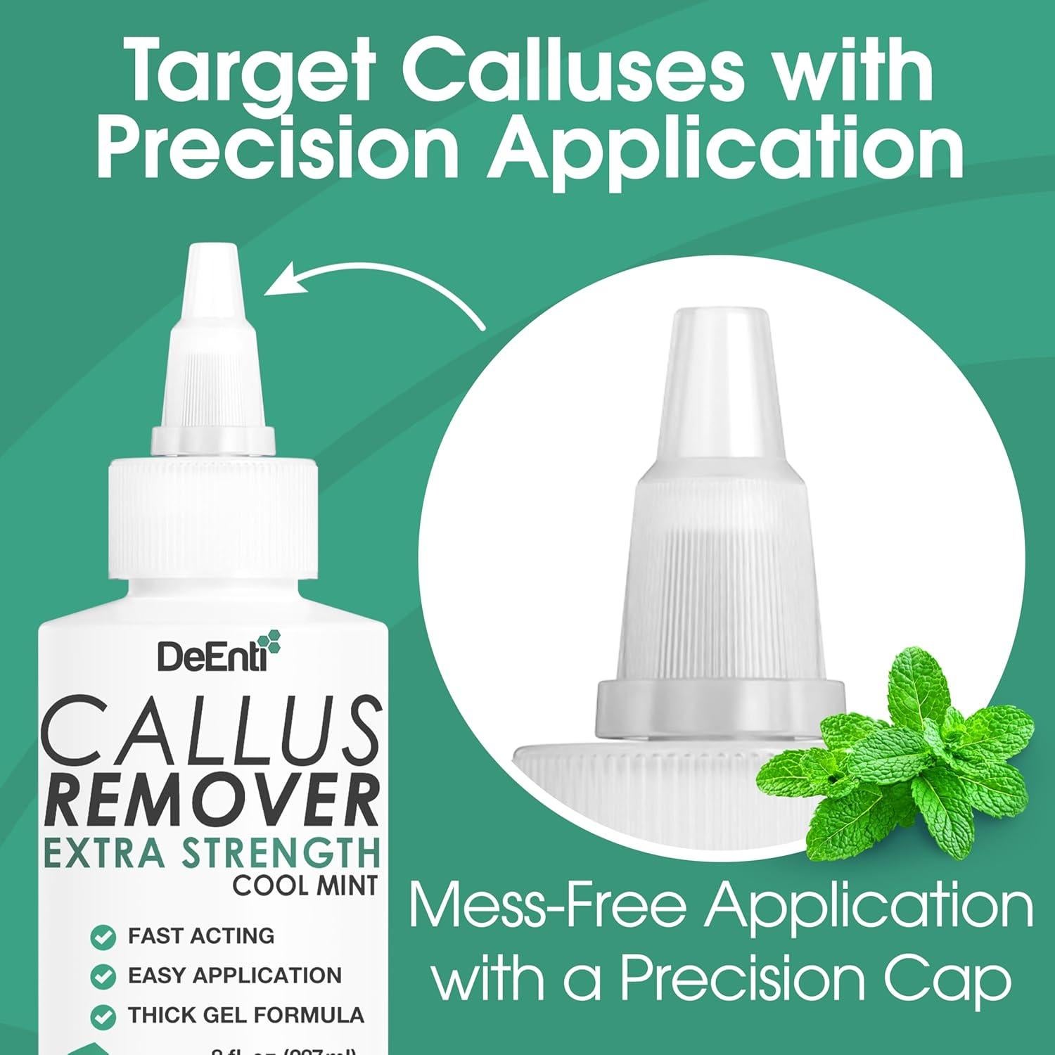 Gel Removedor de Callos DeEnti 236ml Fuerza Extra Menta