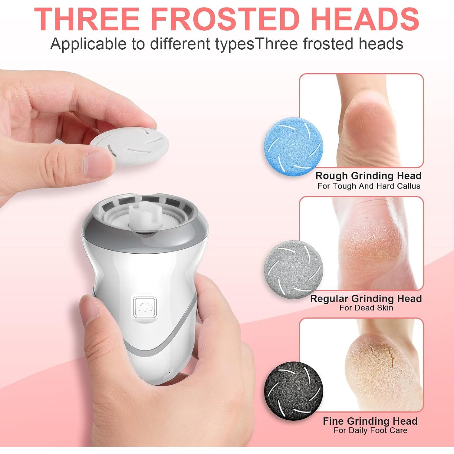 Removedor de Callos Eléctrico HQISTAR con Aspiración y 3 Cabezas