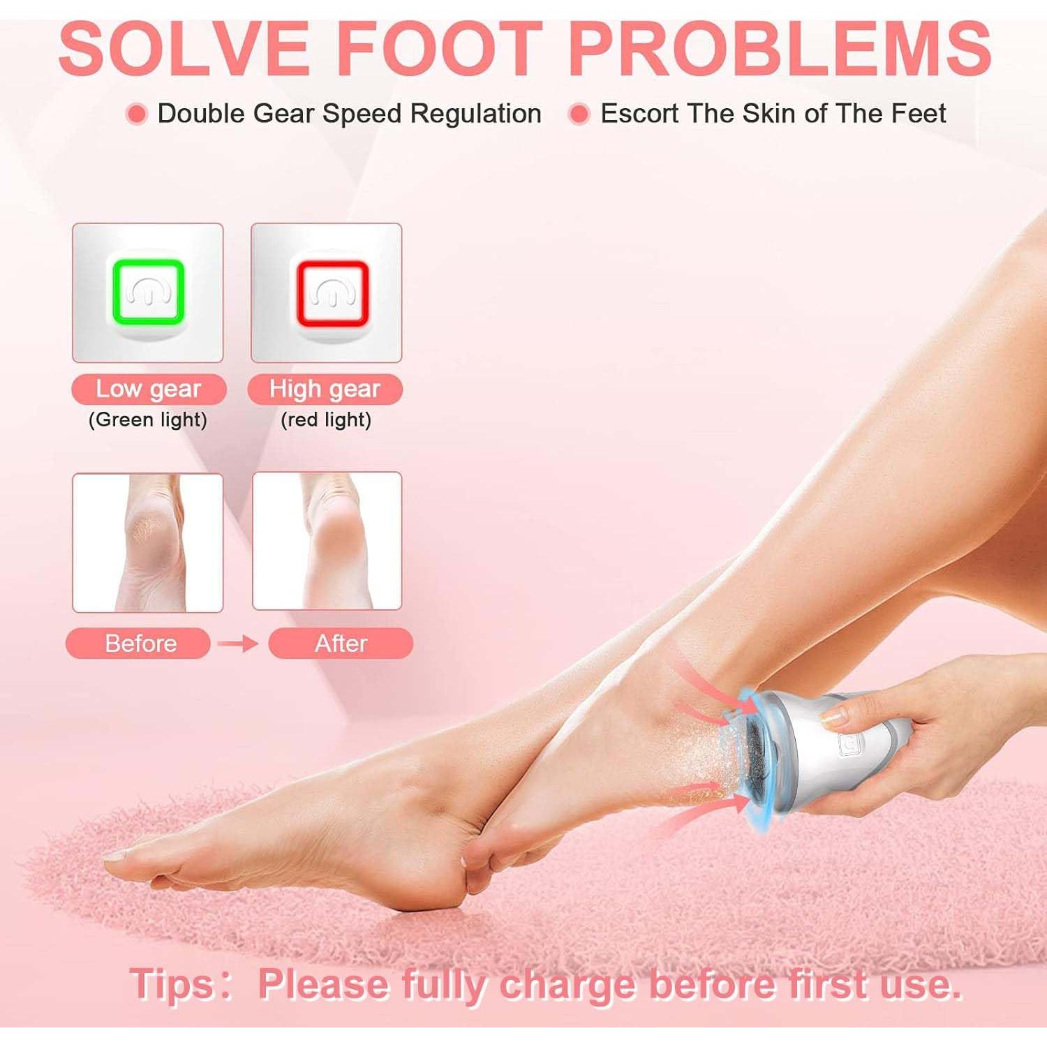 Removedor de Callos Eléctrico HQISTAR con Aspiración y 3 Cabezas