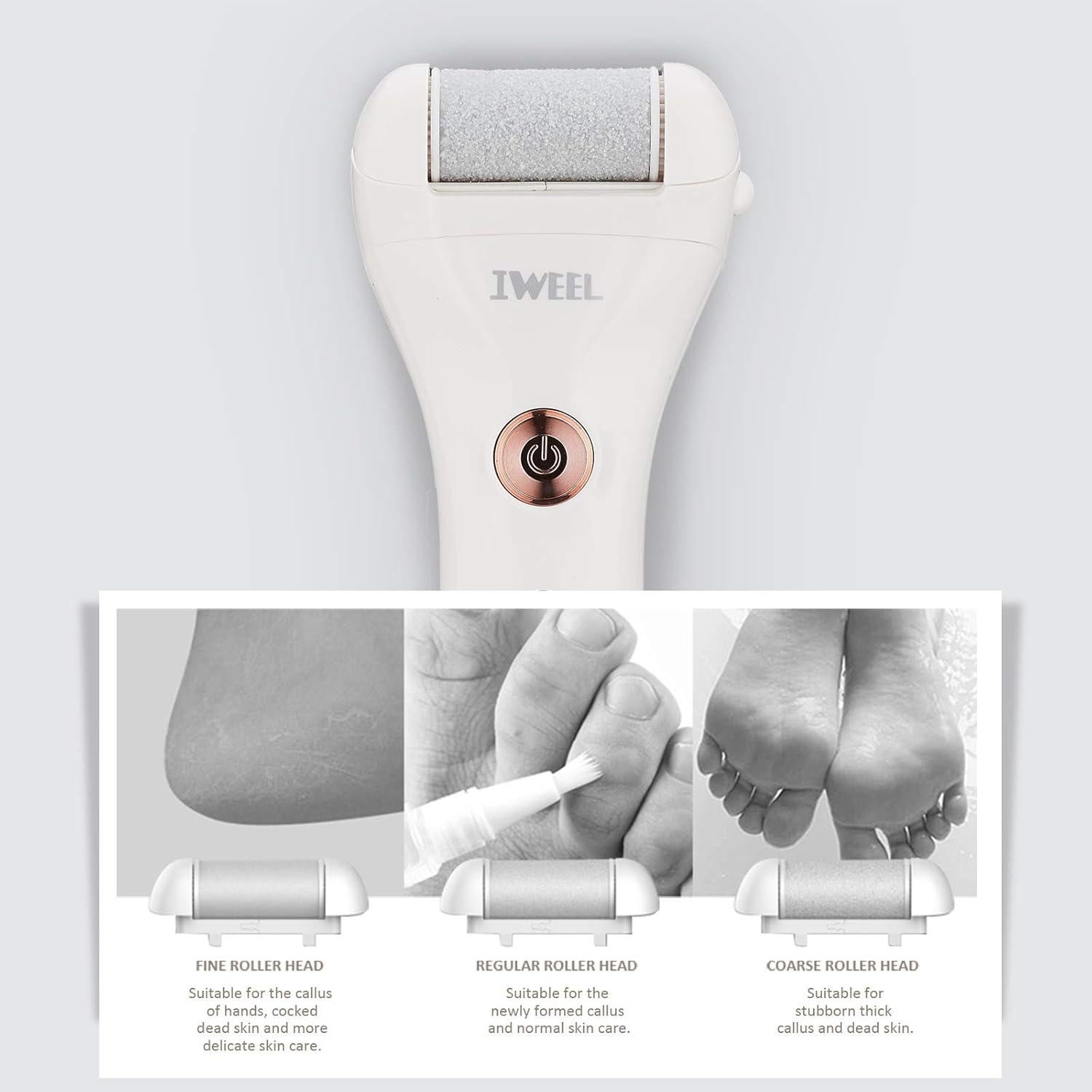 Removedor de Callos Eléctrico IWEEL IW-9043 con 5 Cabezas