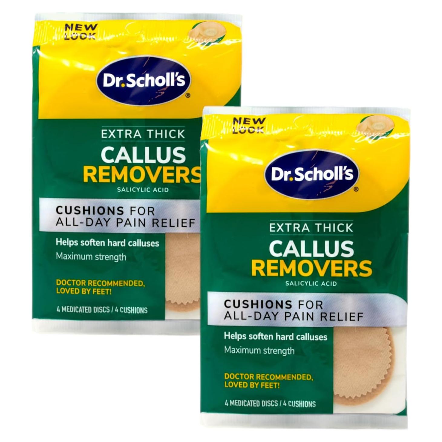 Removedores de Callos Extra Gruesos Dr. Scholl's 4 Almohadillas