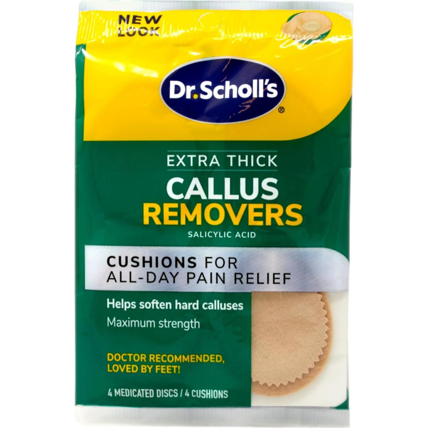 Removedores de Callos Extra Gruesos Dr. Scholl's 4 Almohadillas
