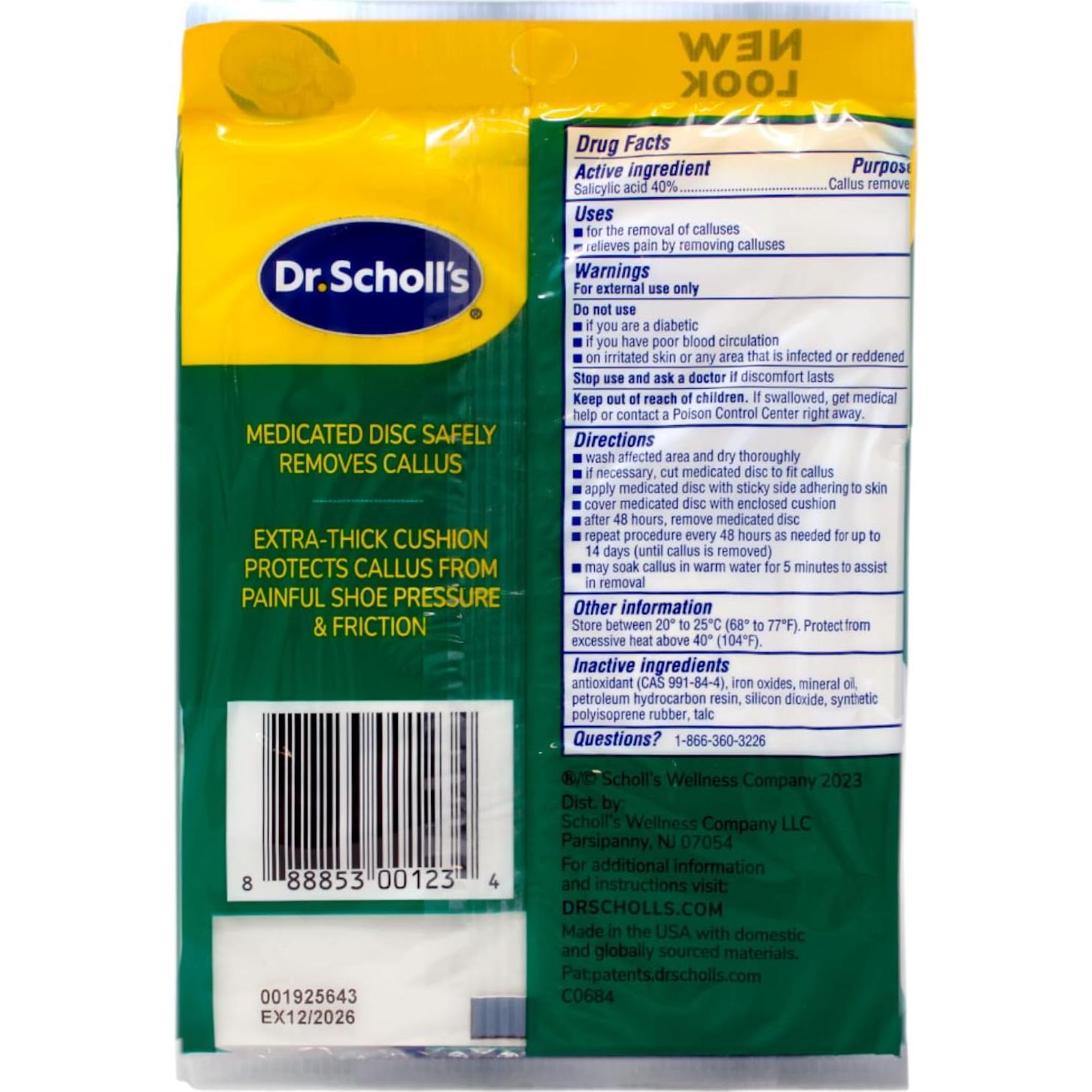 Removedores de Callos Extra Gruesos Dr. Scholl's 4 Almohadillas