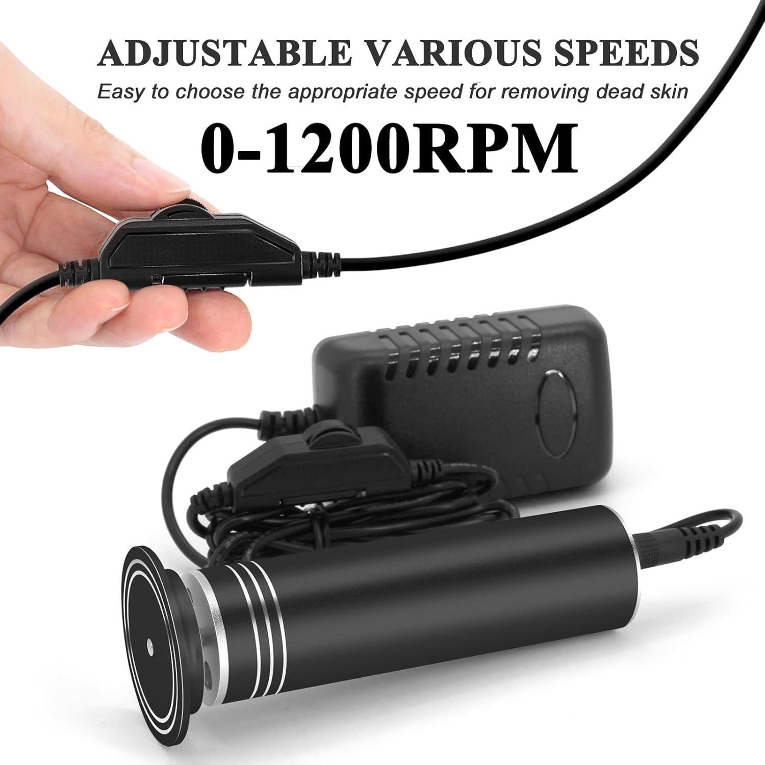Removedor de Callos Eléctrico I·B·N G con Velocidad Ajustable