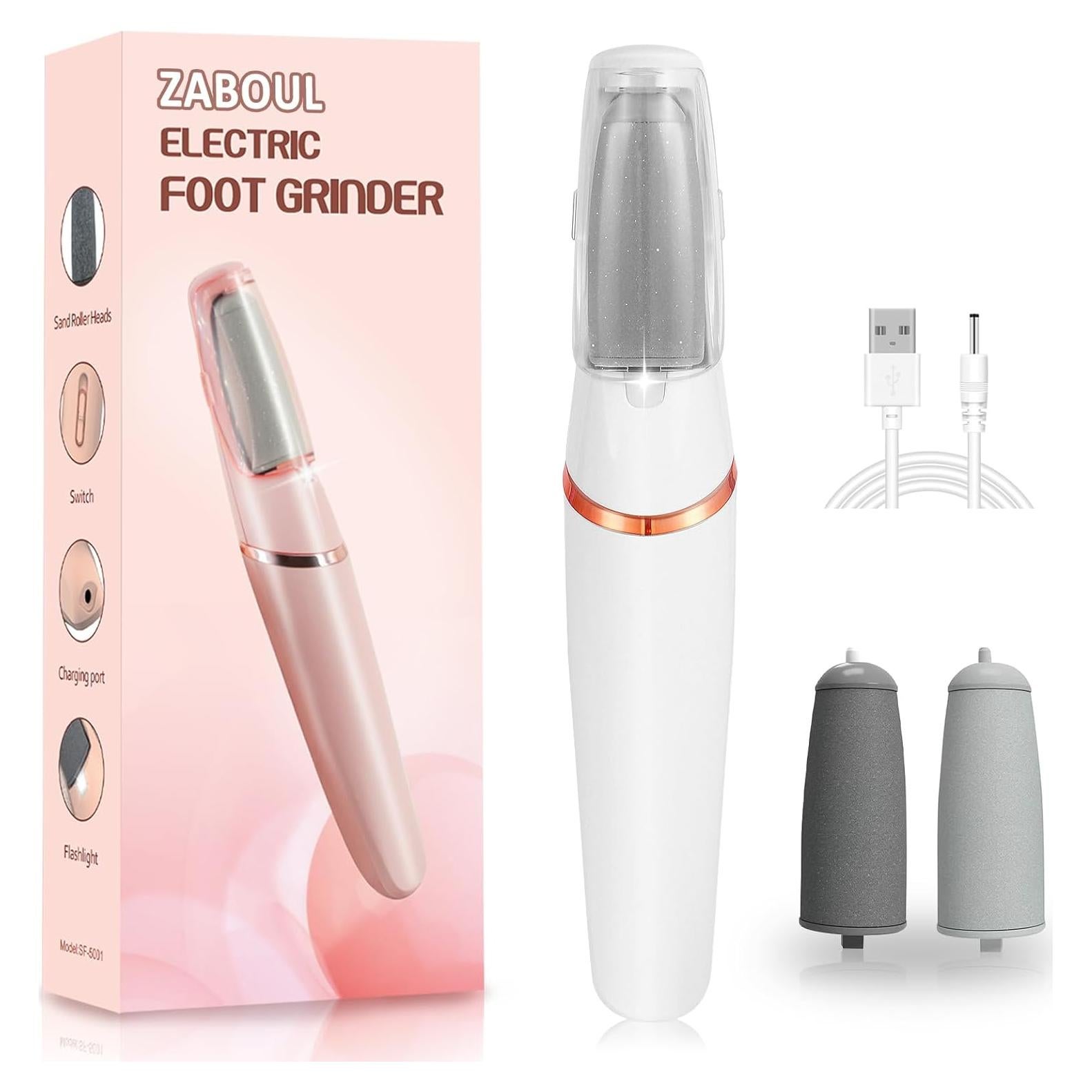 Removedor de Callos Eléctrico XinJuQuan - Pedicura Portátil 2 Velocidades