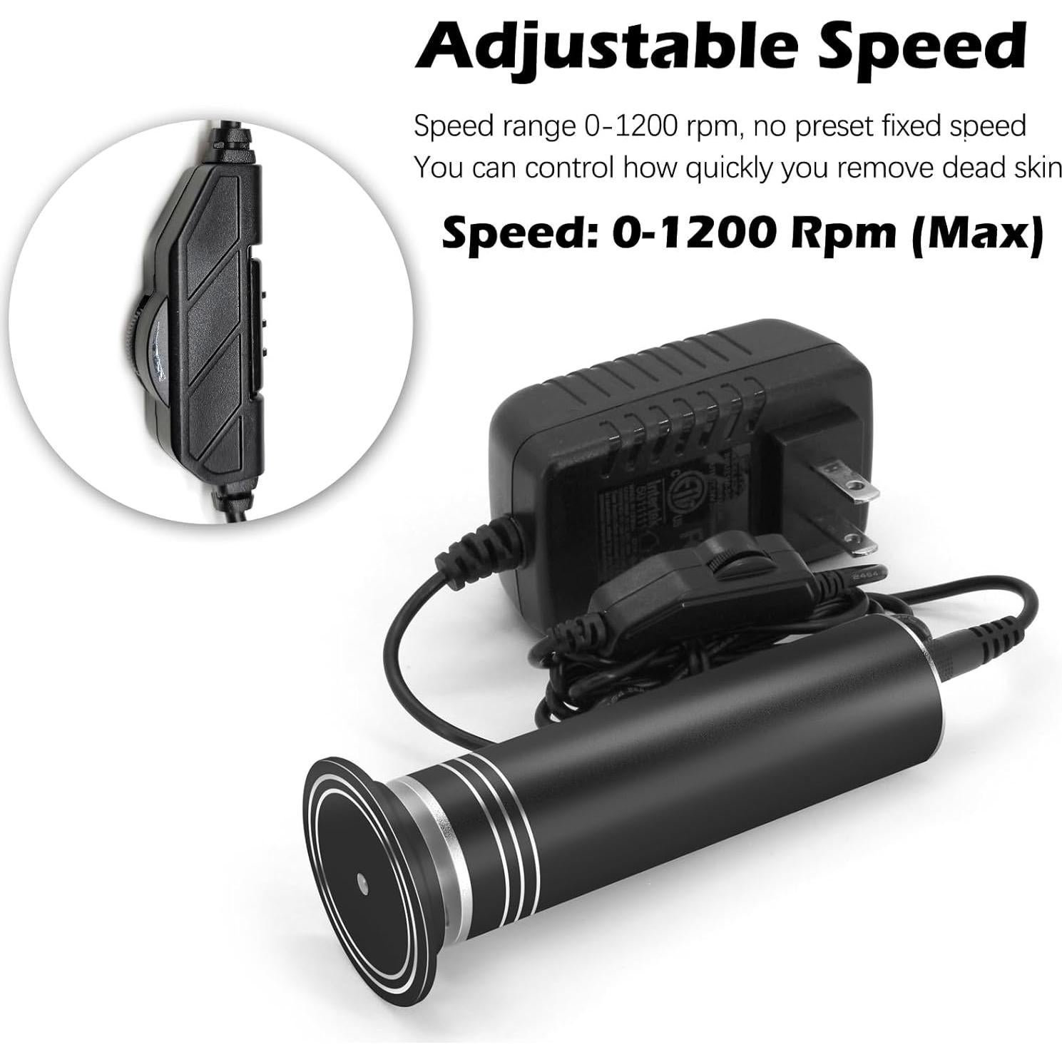 Removedor de Callos Eléctrico I.B.N FCR-2 1200RPM Ajustable