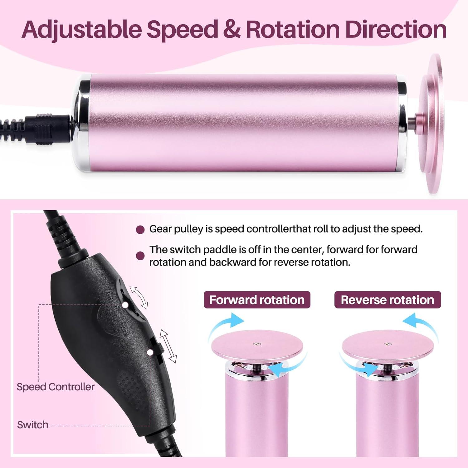Removedor de Callos Eléctrico LIONVISON con 60 Discos de Lija
