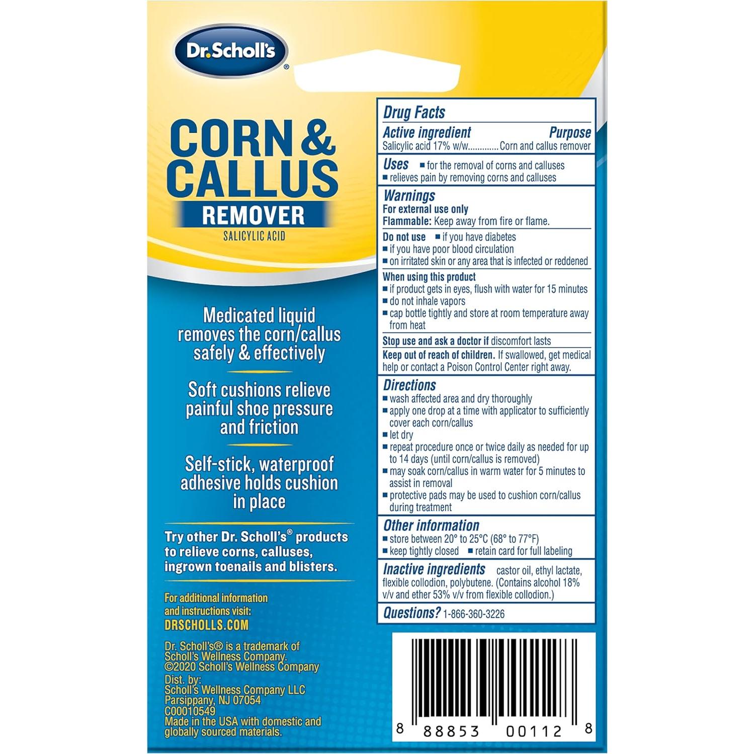 Remedio Líquido para Callos y Durezas Dr. Scholl 9.4 ml