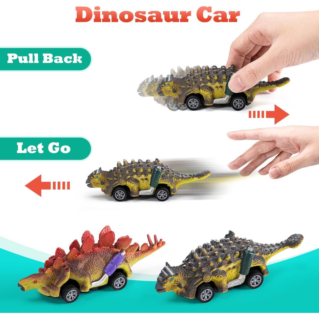 Set de Juguetes de Dinosaurios Kiddiworld con Alfombra