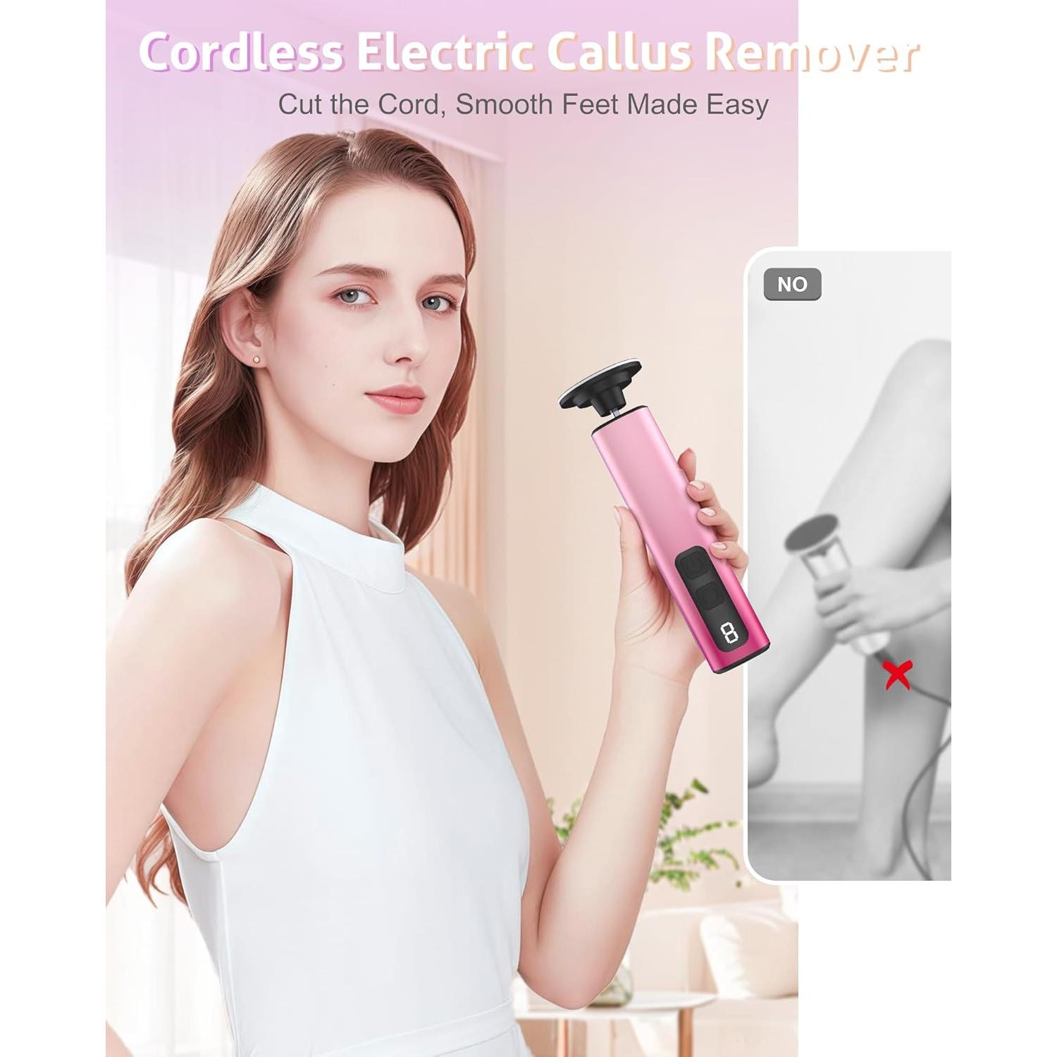 Removedor de Callos Eléctrico COOAOO 9 Velocidades USB