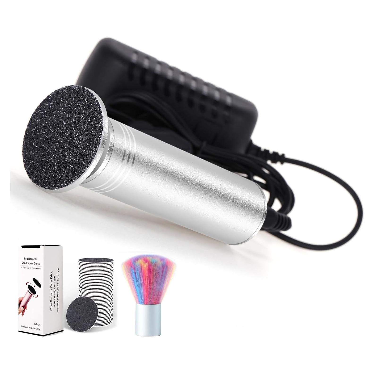 Removedor de Callos Eléctrico I·B·N G, 1200 RPM, Plata