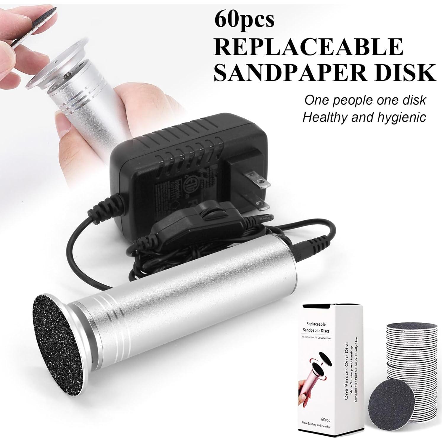 Removedor de Callos Eléctrico I·B·N G, 1200 RPM, Plata