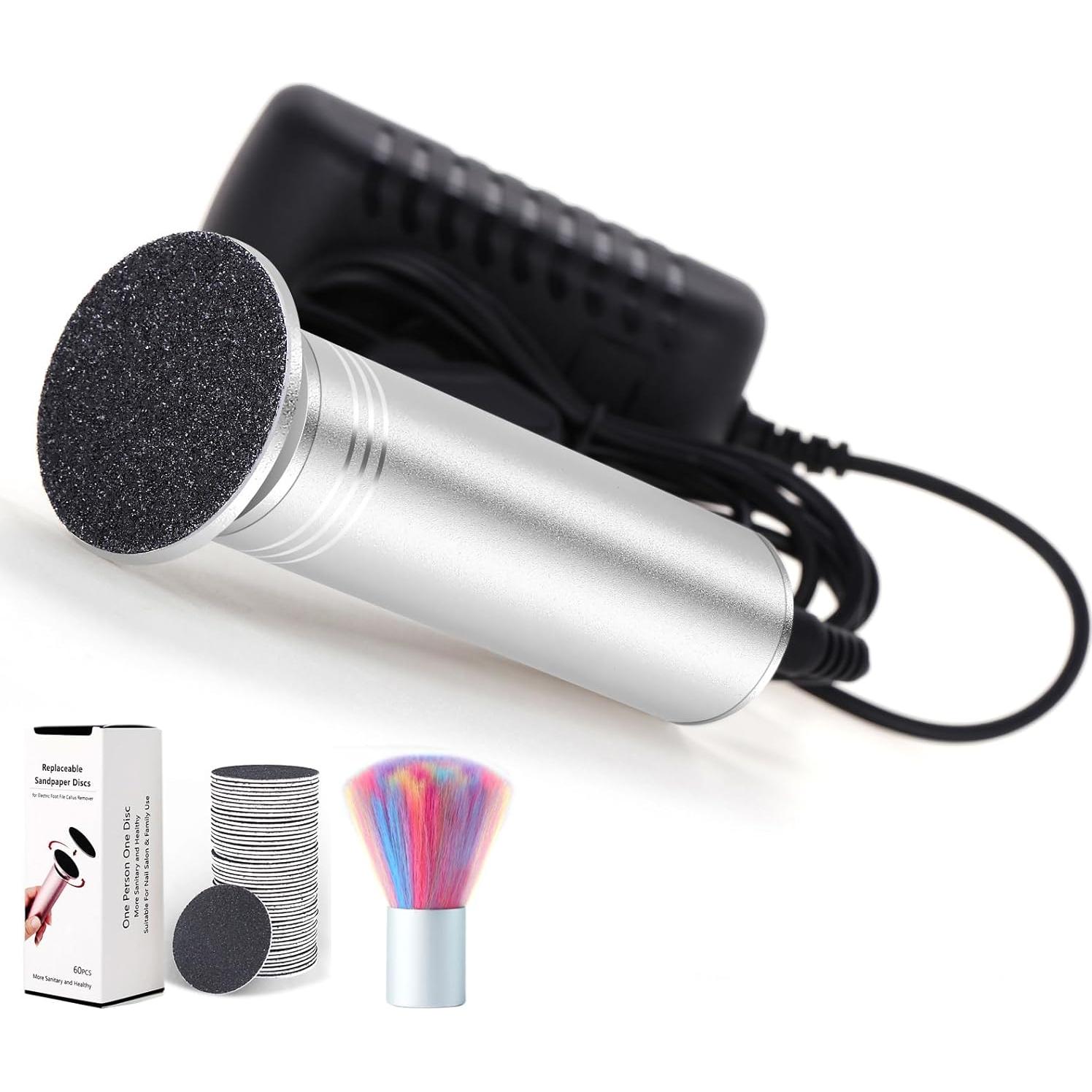 Removedor de Callos Eléctrico I·B·N G, 1200 RPM, Plata