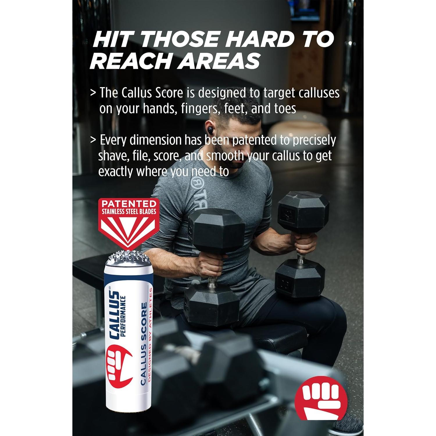 Callus Score - Removedor de Callos para Atletas 12.7cm