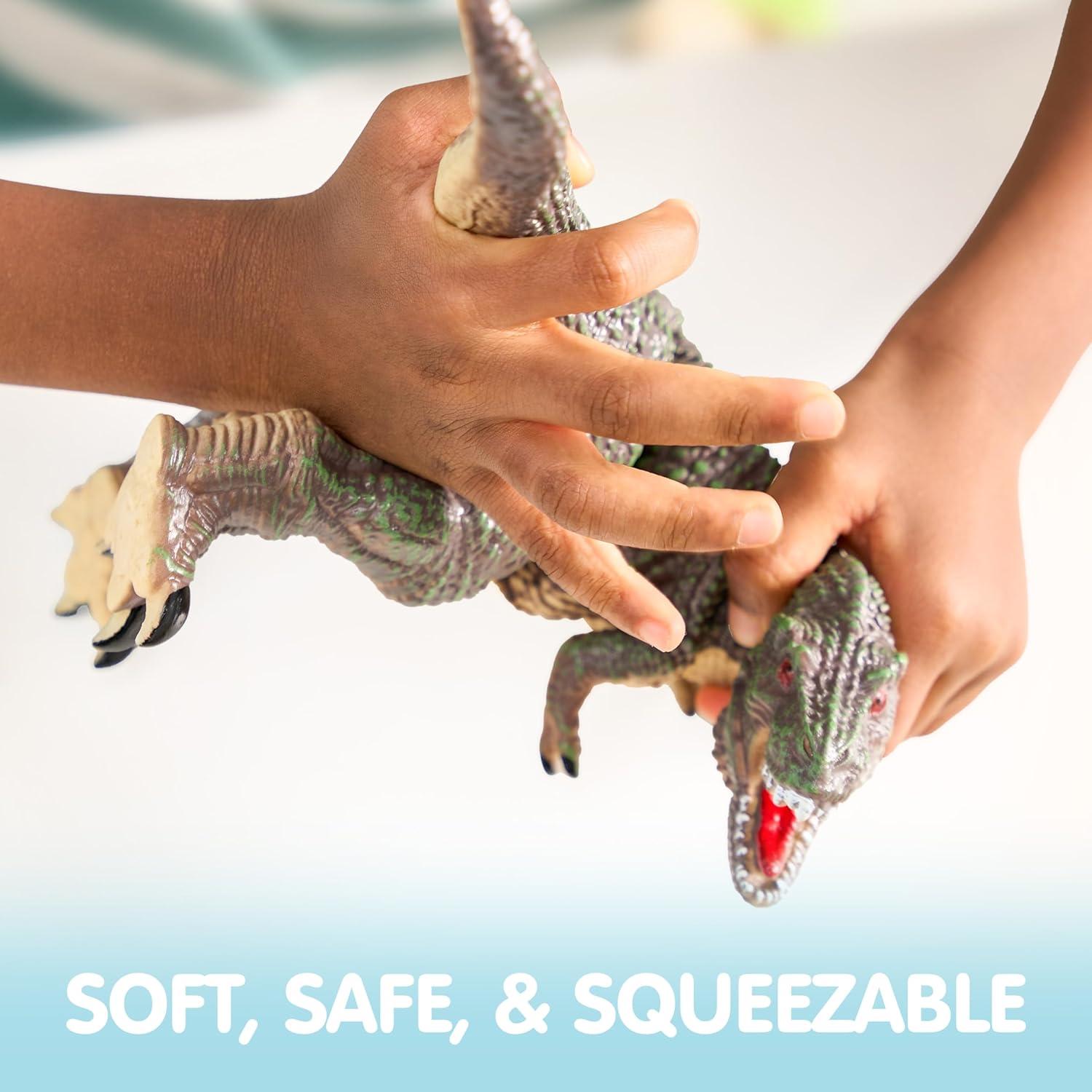 Set de Dinosaurios Jumbo Joyin con Libro Educativo 6 Piezas