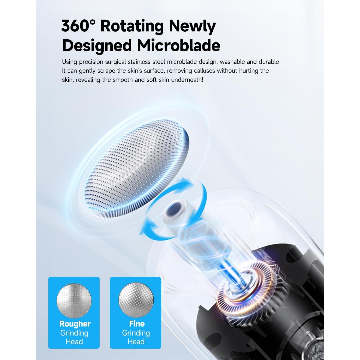 Removedor de Callos Eléctrico Weini A1 Recargable IPX6