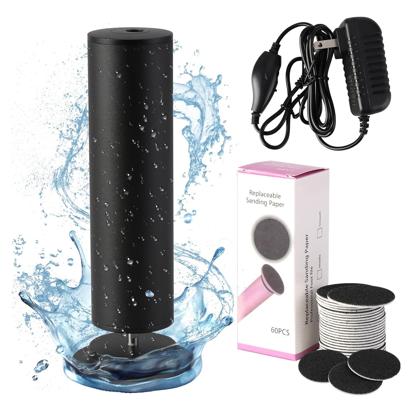 Removedor de Callos Eléctrico Dermave Negro con 60 Discos