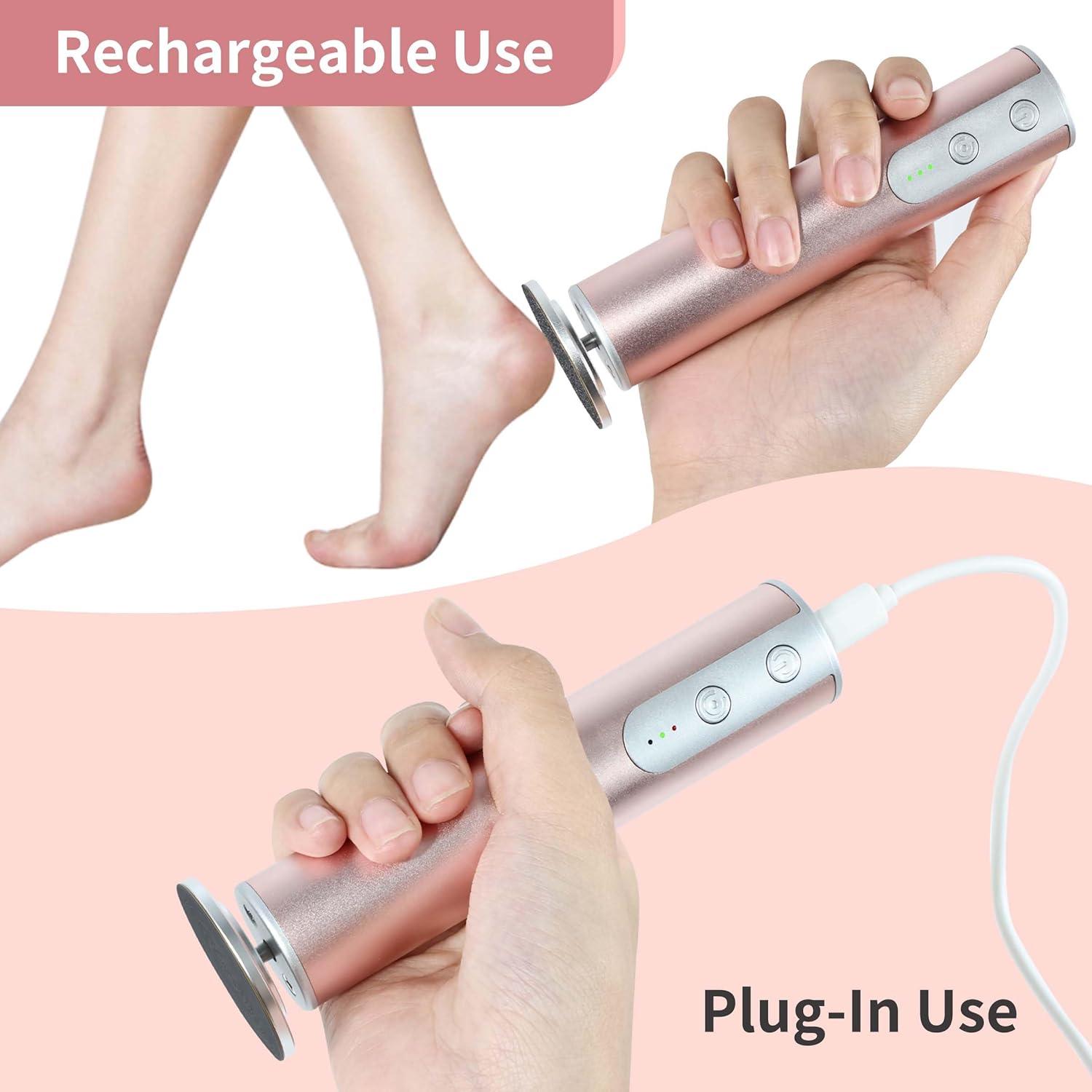 Removedor de Callos Eléctrico APRELM AE-E3 Rosa Claro 900 RPM