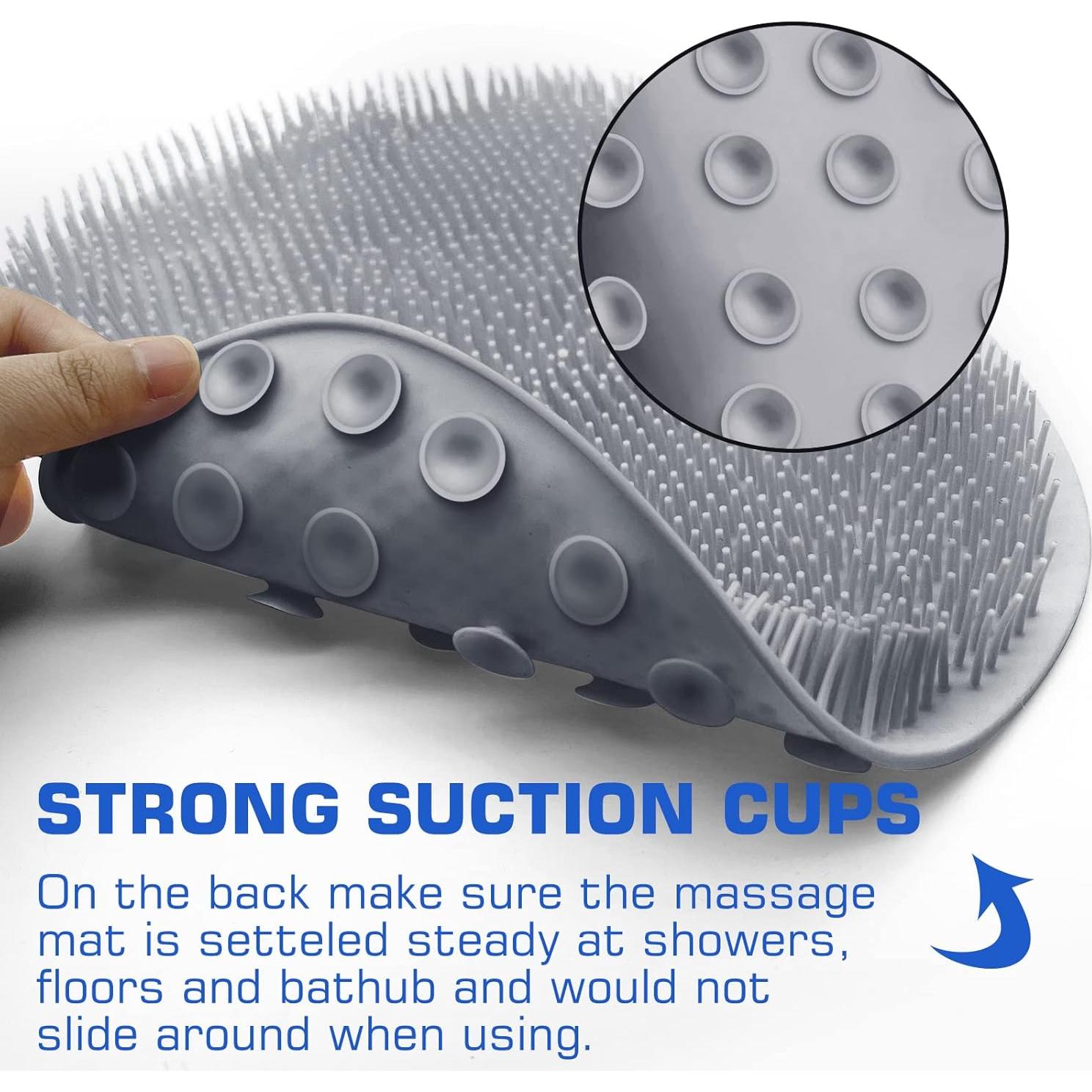 2PACK Alfombrilla Exfoliante para Pies SZZYXD con Ventosas 27.7x20cm