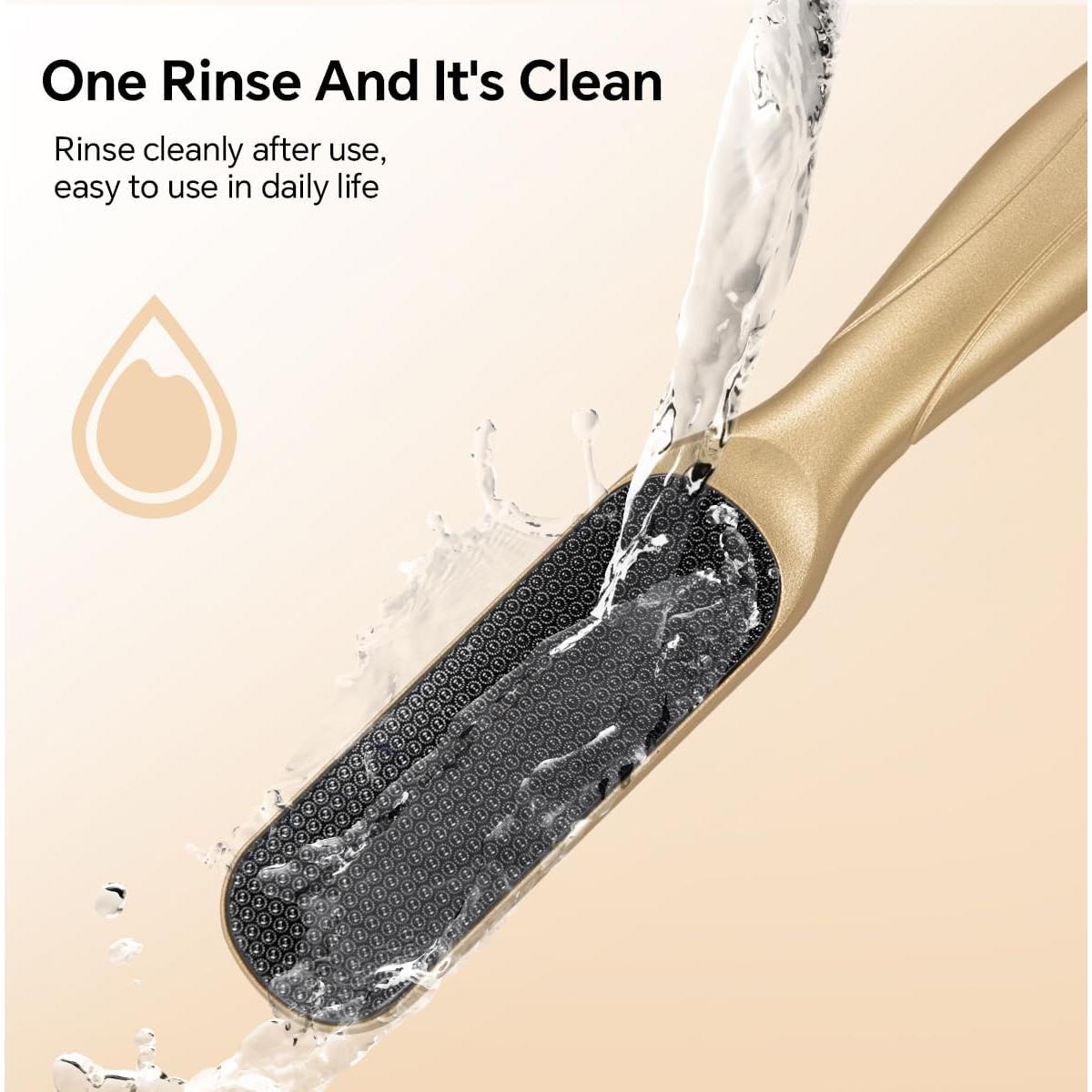 Lima de Pies de Vidrio Nano Lvrzng - Removedor de Callos Doble Cara