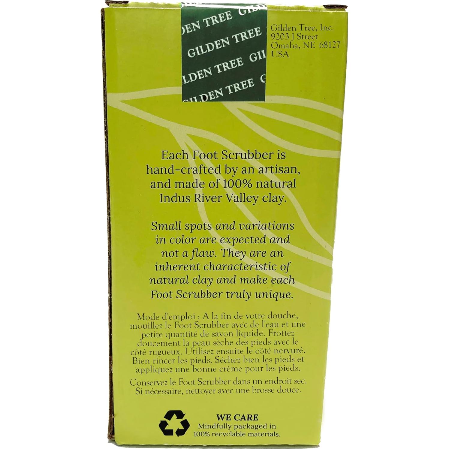 Piedra Pómez de Terracota Gilden Tree Exfoliador de Pies 14cm