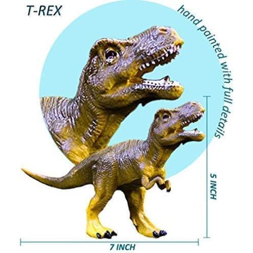 OuMuaMua Set de Dinosaurios 6 Figuras Educativas 15-17 cm