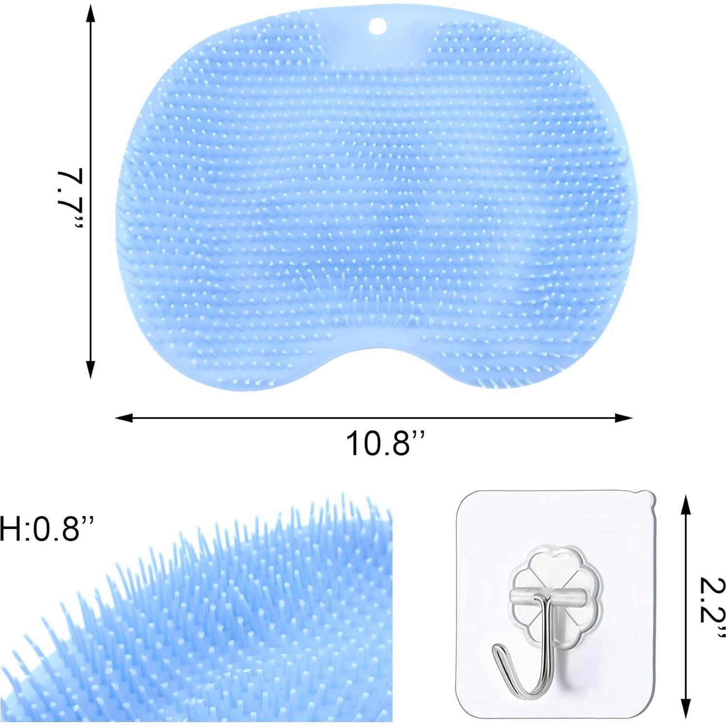 Alfombrilla Exfoliante para Pies Quacc Antideslizante 27.5x19.6cm