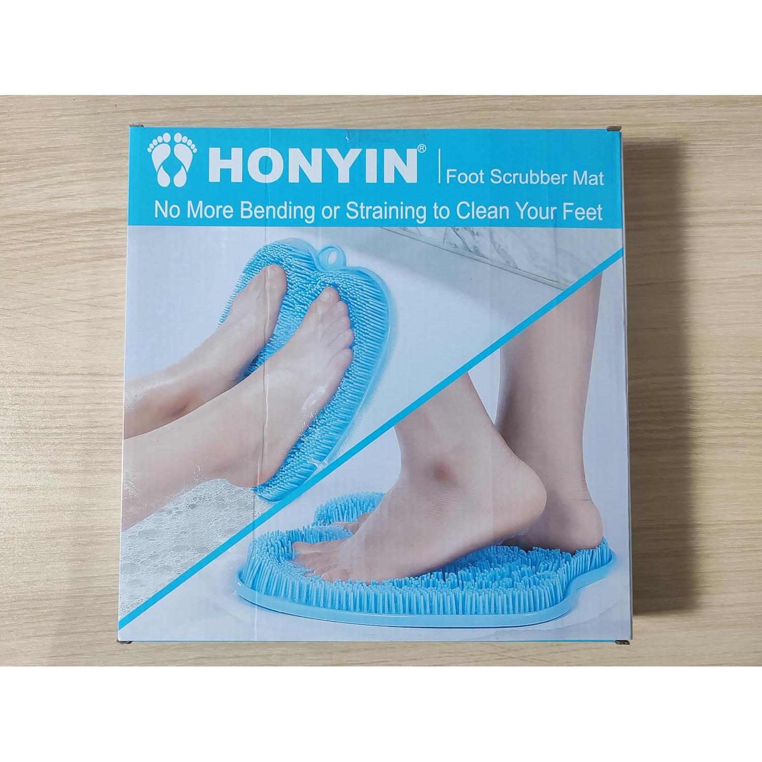 Limpiador de Pies HONYIN XL Antideslizante para Ducha 28x28cm