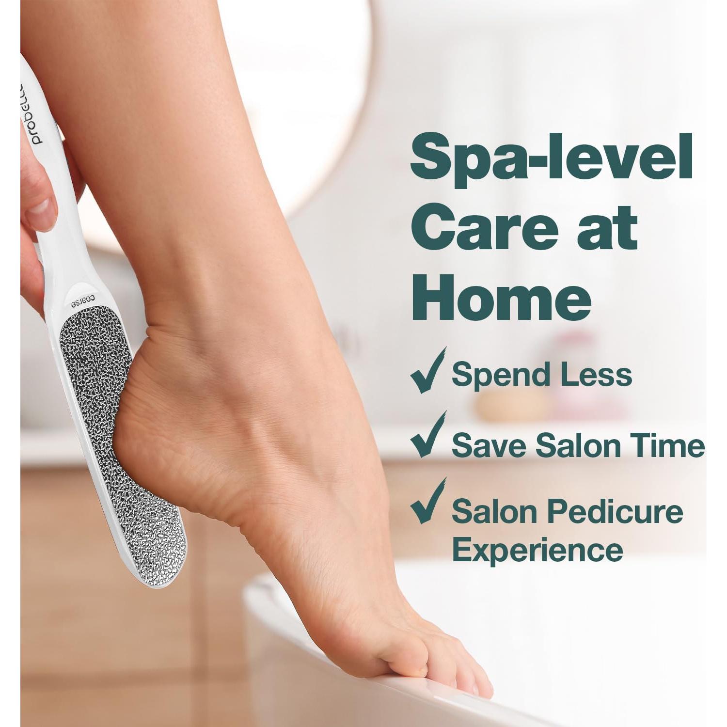 Lima de Pie Doble Cara ProBelle Níquel - Cuida Pies Suaves