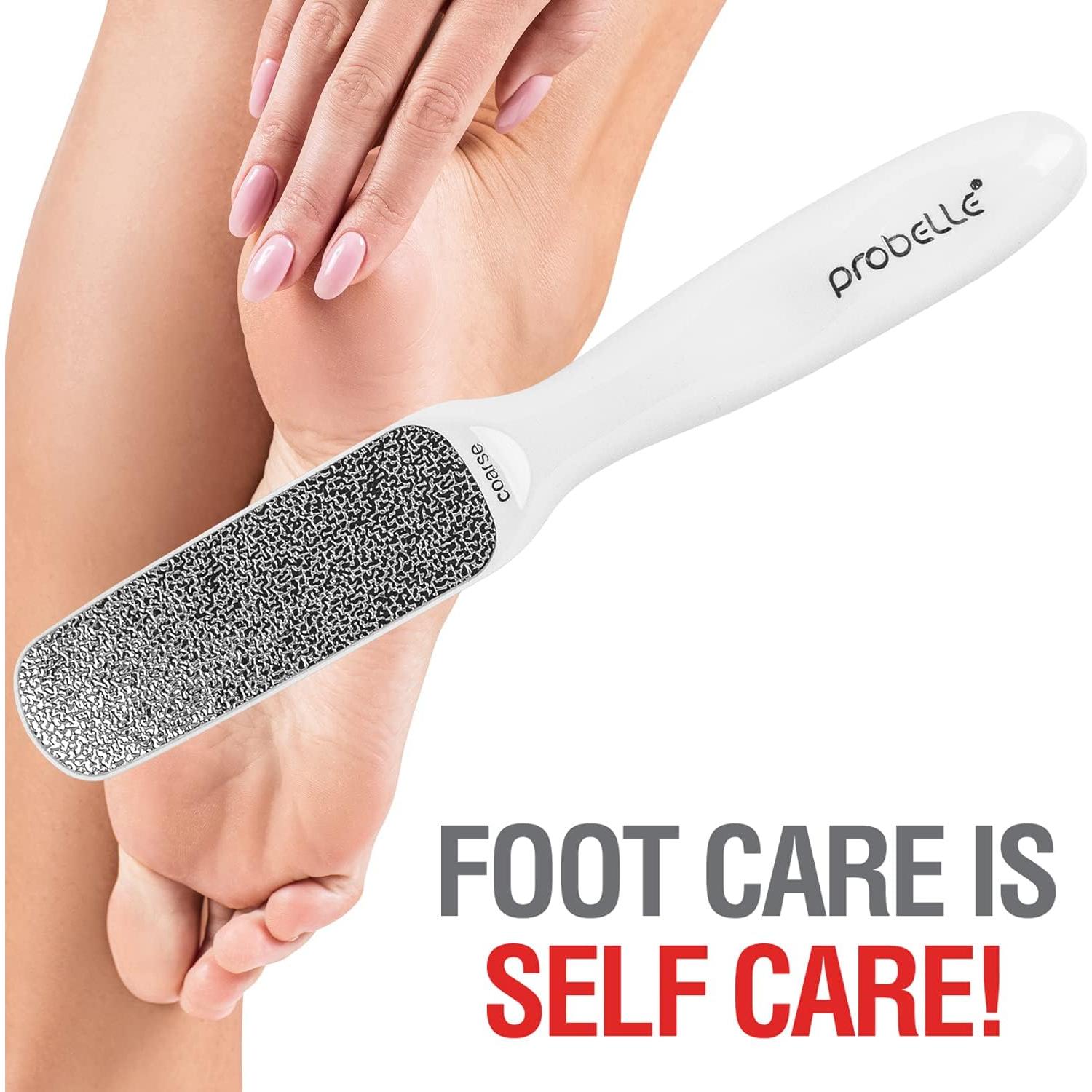 Lima de Pie Doble Cara ProBelle Níquel - Cuida Pies Suaves