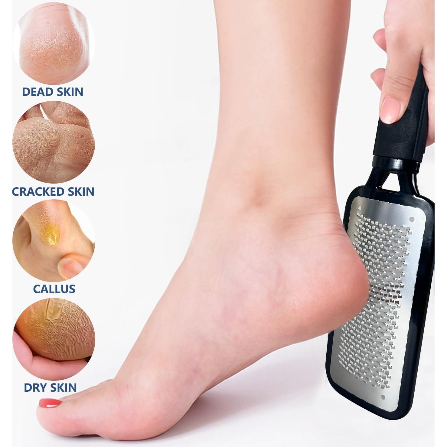 Removedor de Callos OHOO FF001, Raspador de Acero Inoxidable