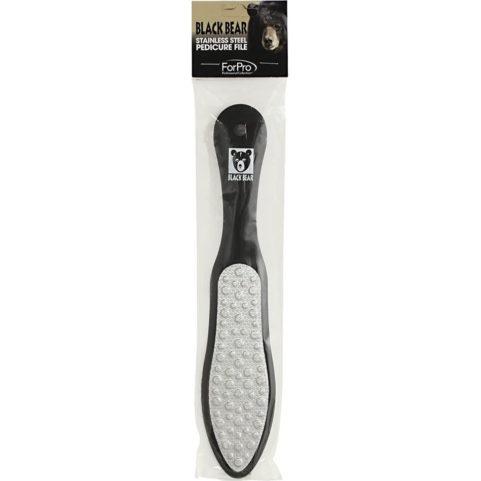 Lima de Pedicura ForPro Black Bear Acero Inoxidable 26.7 cm