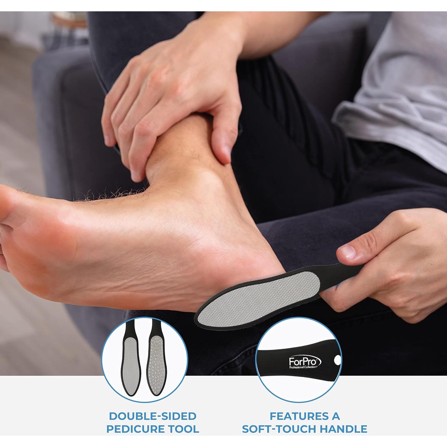 Lima de Pedicura ForPro Black Bear Acero Inoxidable 26.7 cm