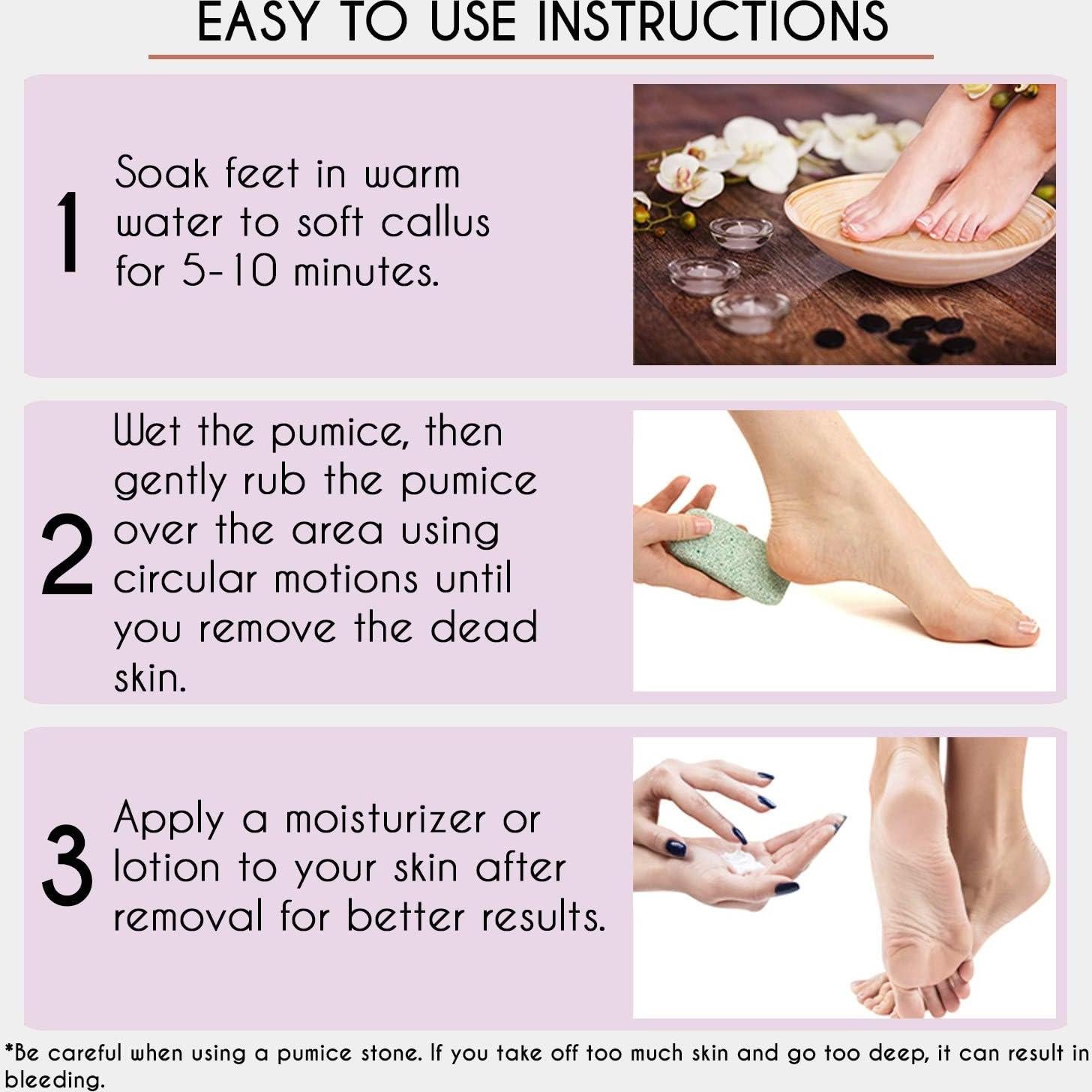 Piedra Pómez Profesional Karlash Doble Cara para Pedicura - 2 Unidades