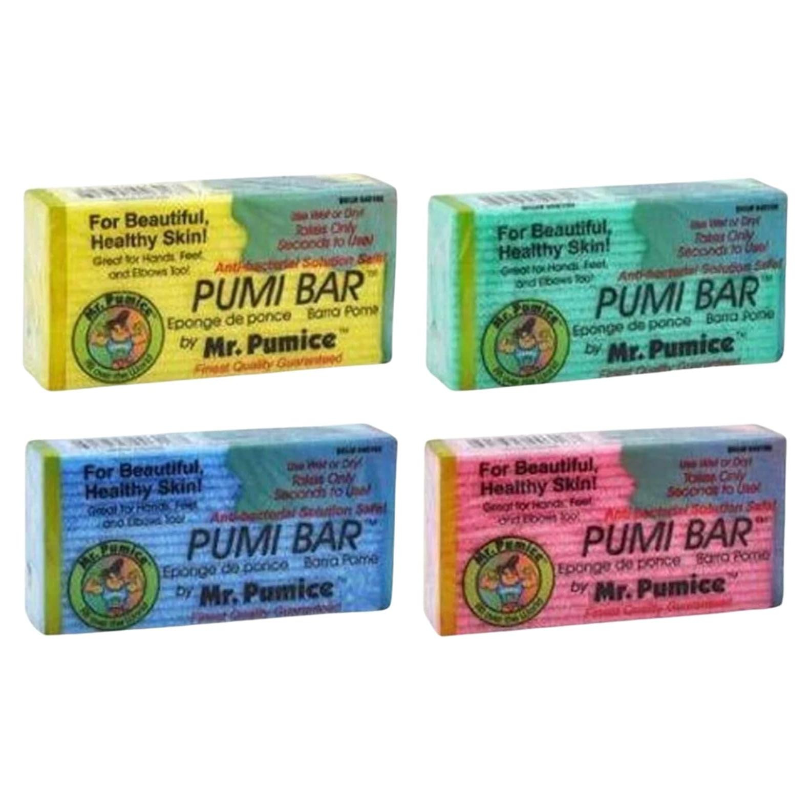 Removedor de Callos Mr. Pumice PUMI Bar Grano Medio - 4 Unidades