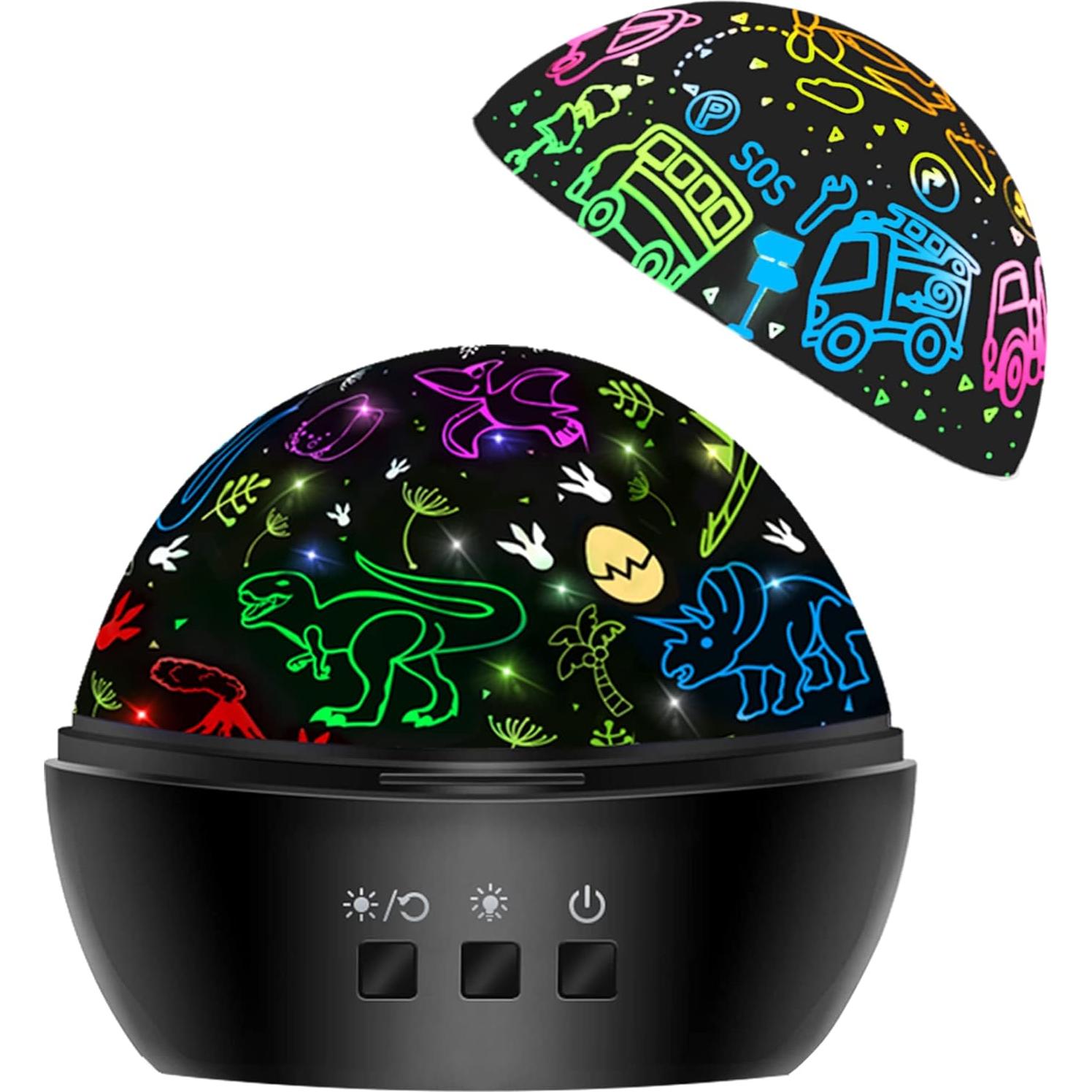 Proyector LED Dinosaurios HONGID 360° 16 Colores