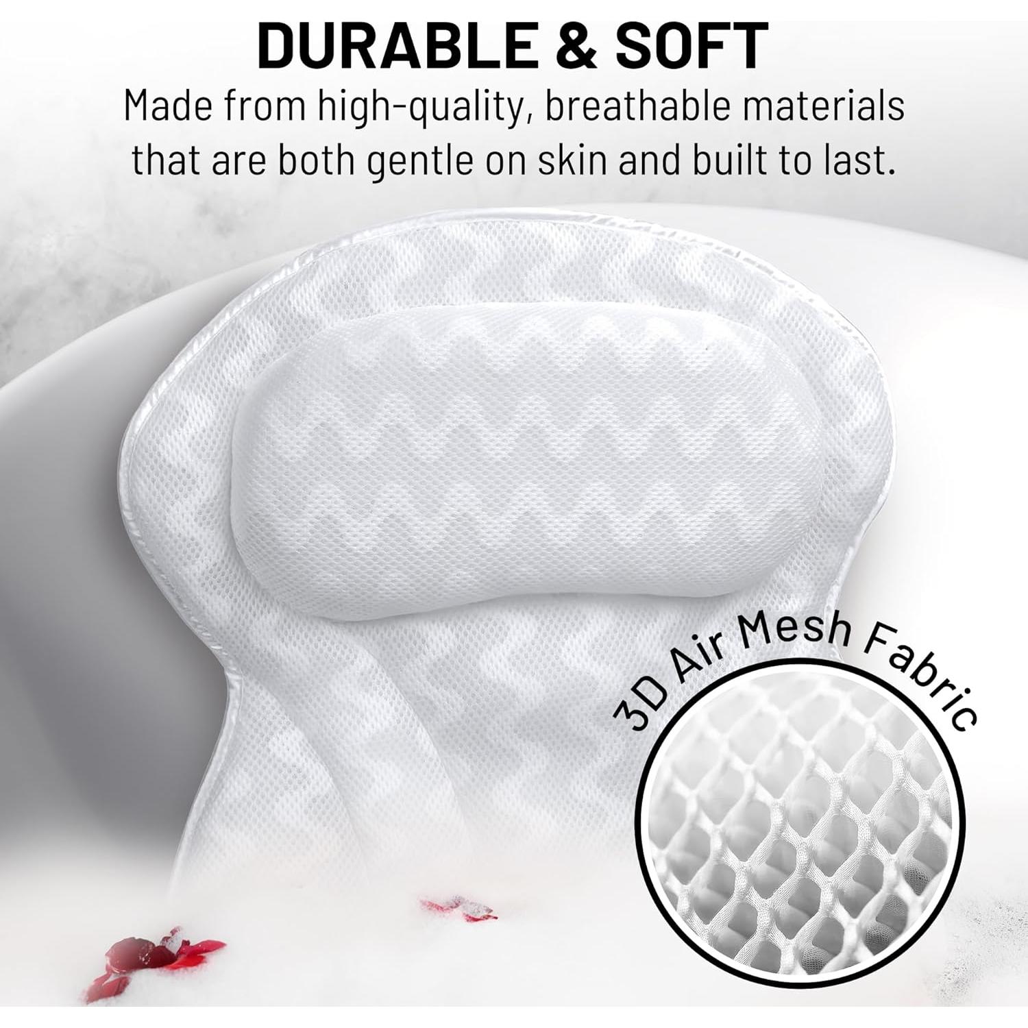 Almohada de Baño Sierra Concepts SC110 con Ventosas Antideslizantes