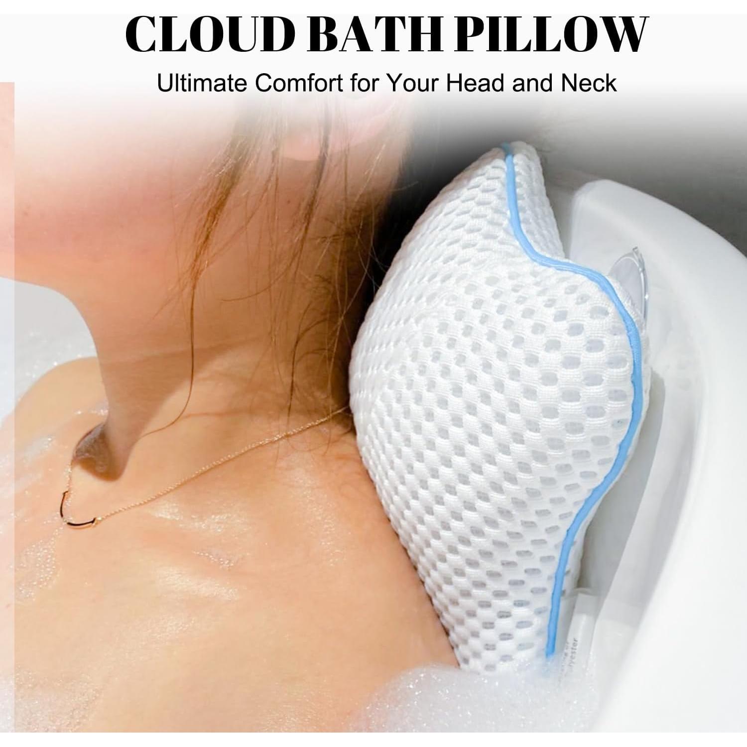 Almohada de Baño Antideslizante Idle Hippo Nube 40.6x25.4cm