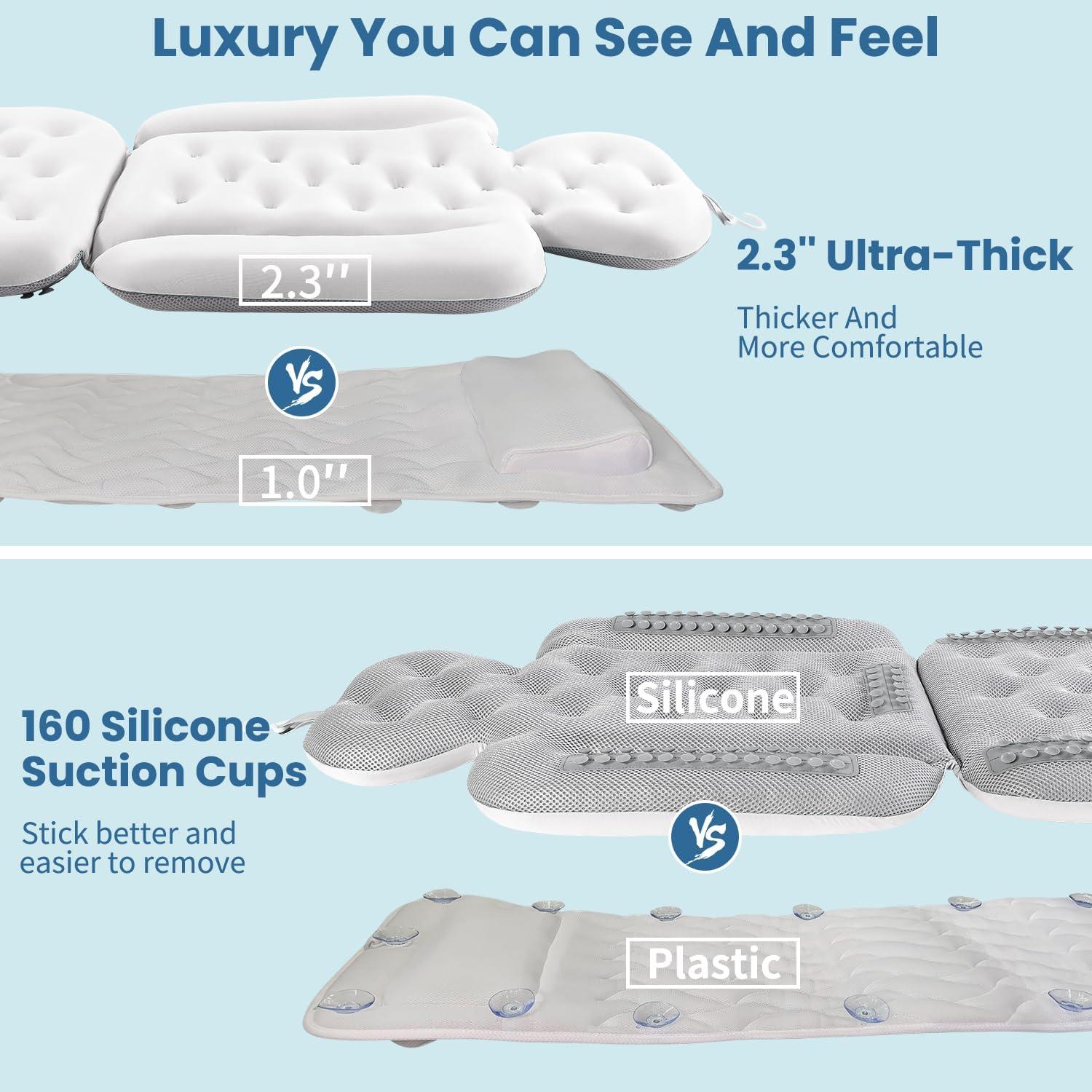 Almohada de Baño Completo Voxor 129.54x40.64cm Blanca