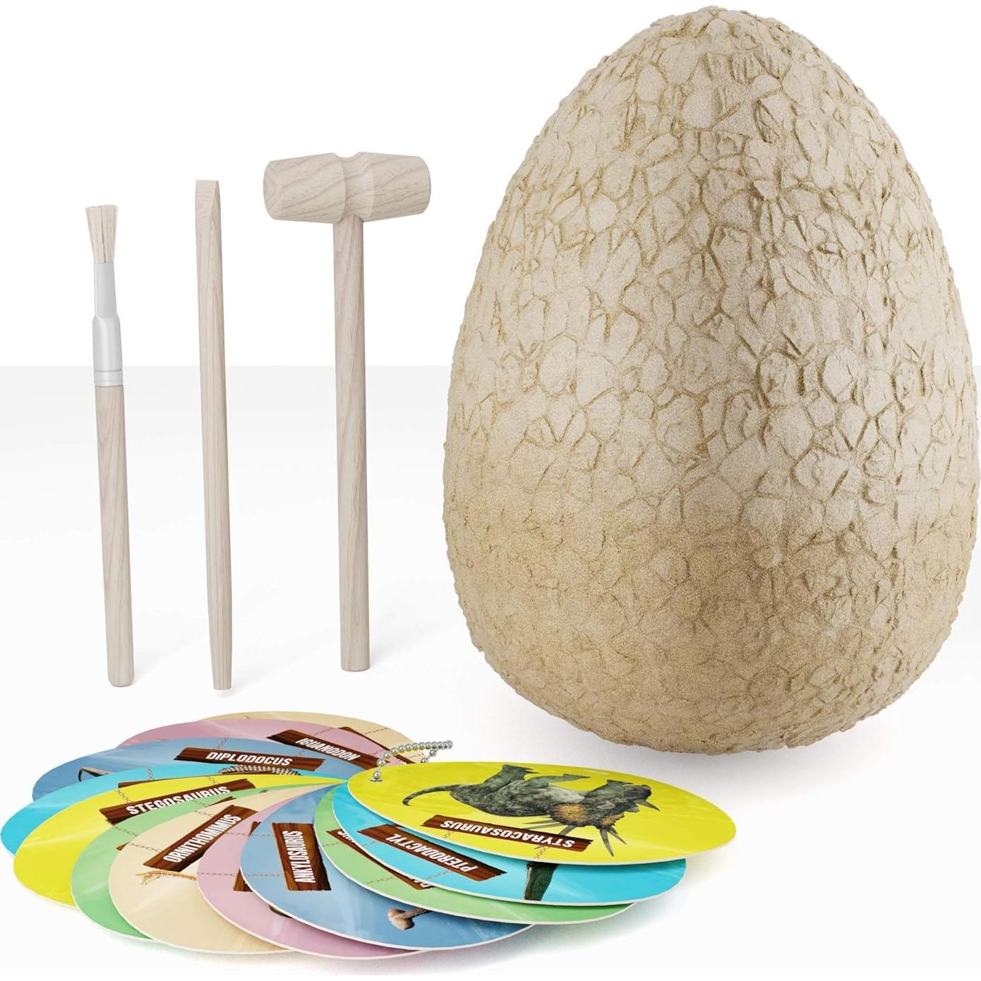 Huevo de Pascua Jumbo Dan&Darci con 12 Dinosaurios Sorpresa