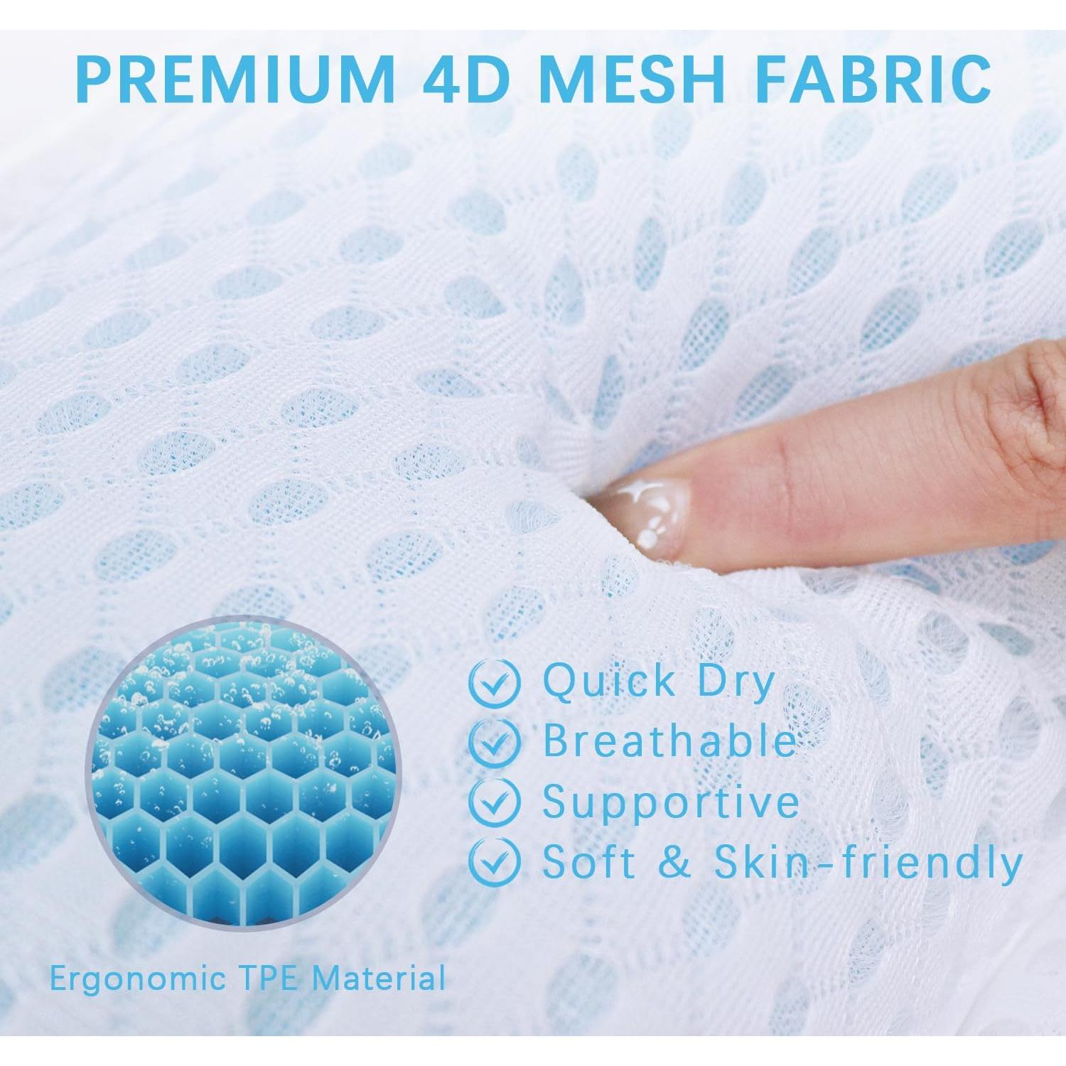 Almohada de Baño Roslim para Cuello y Espalda TPE 0.49kg