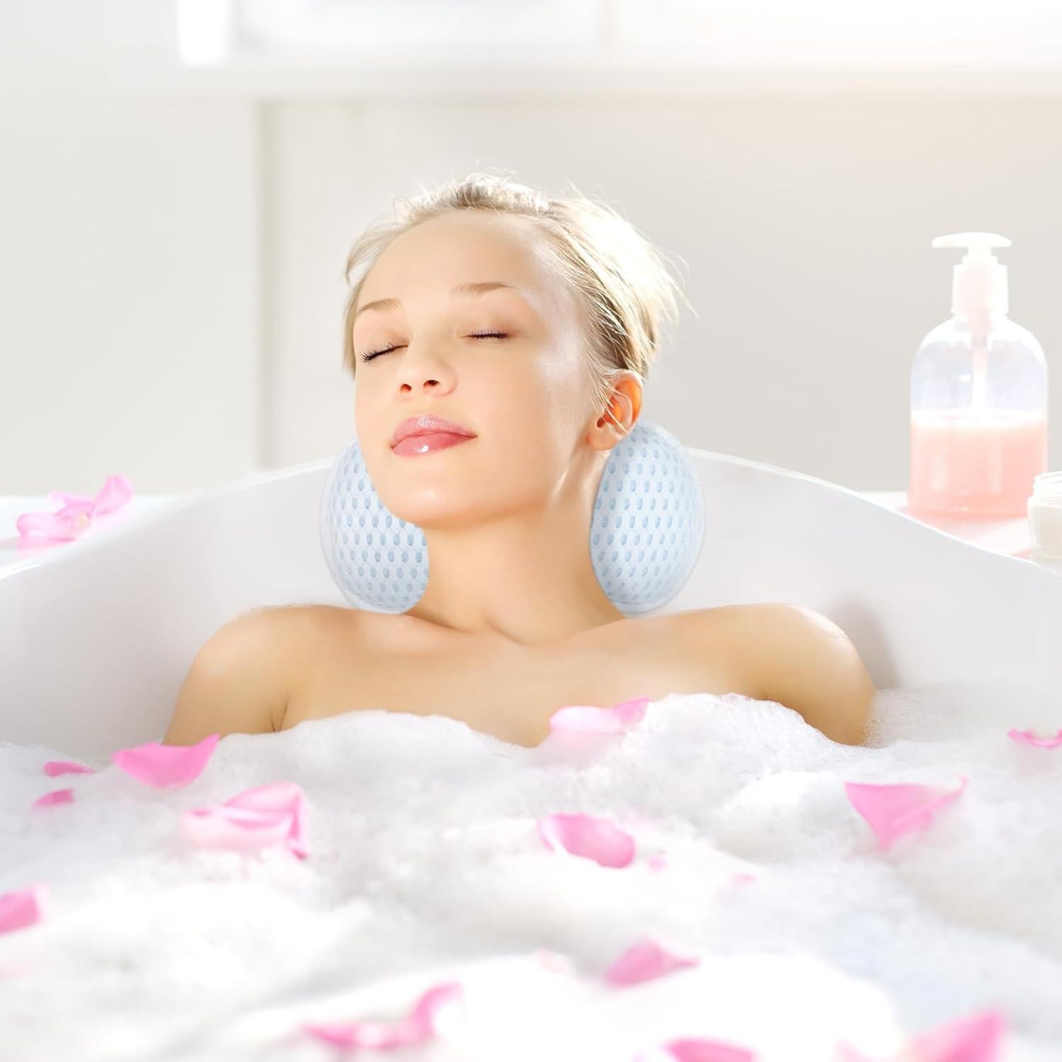 Almohada de Baño Roslim para Cuello y Espalda TPE 0.49kg