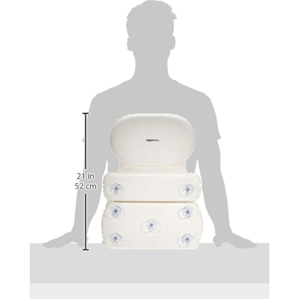 Almohada para Cuello de Bañera Amazon Basics 3 Paneles Impermeable