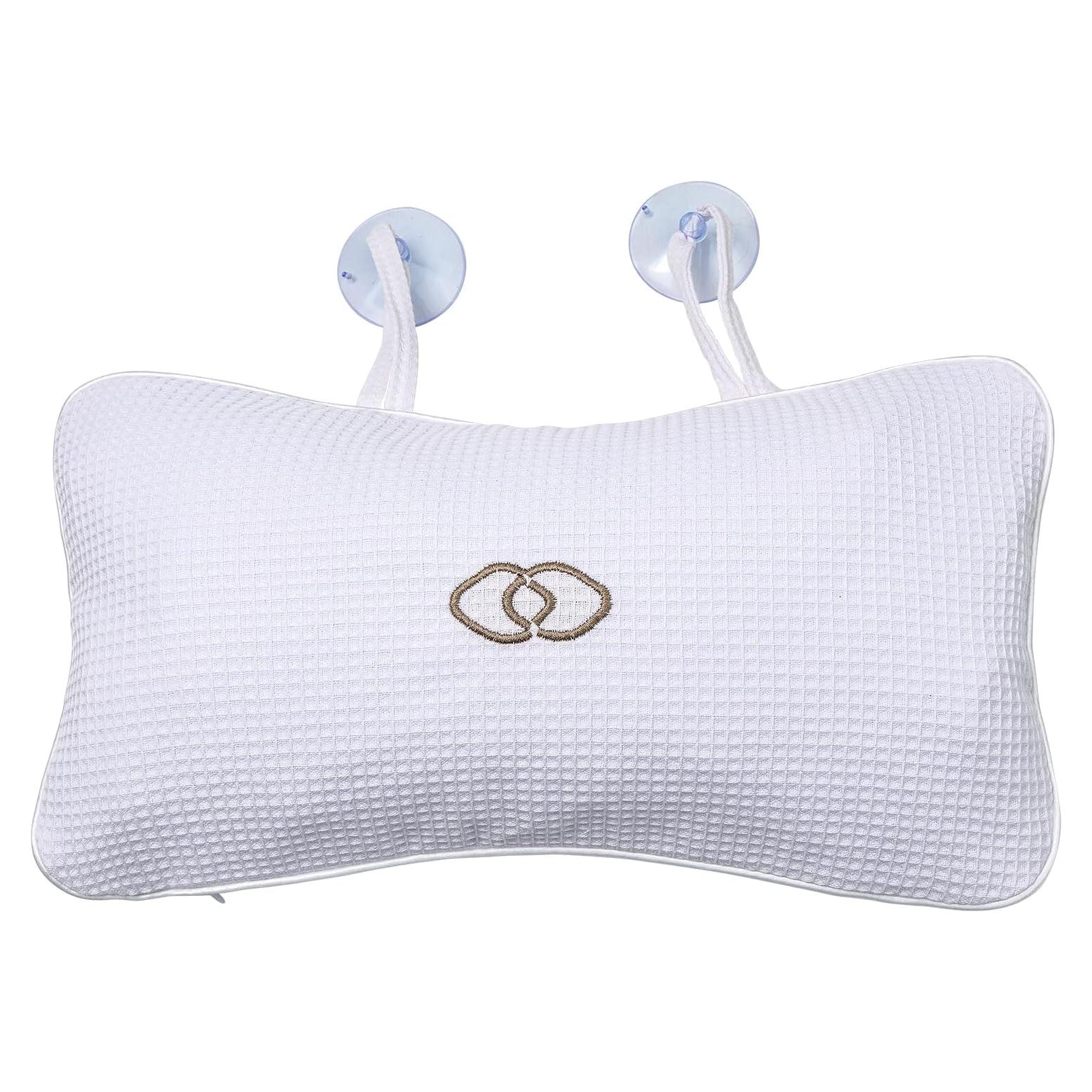 Almohada Antideslizante para Baño YUET Inflable PVC 32.9x18cm