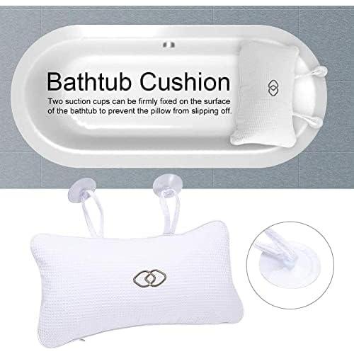 Almohada Antideslizante para Baño YUET Inflable PVC 32.9x18cm