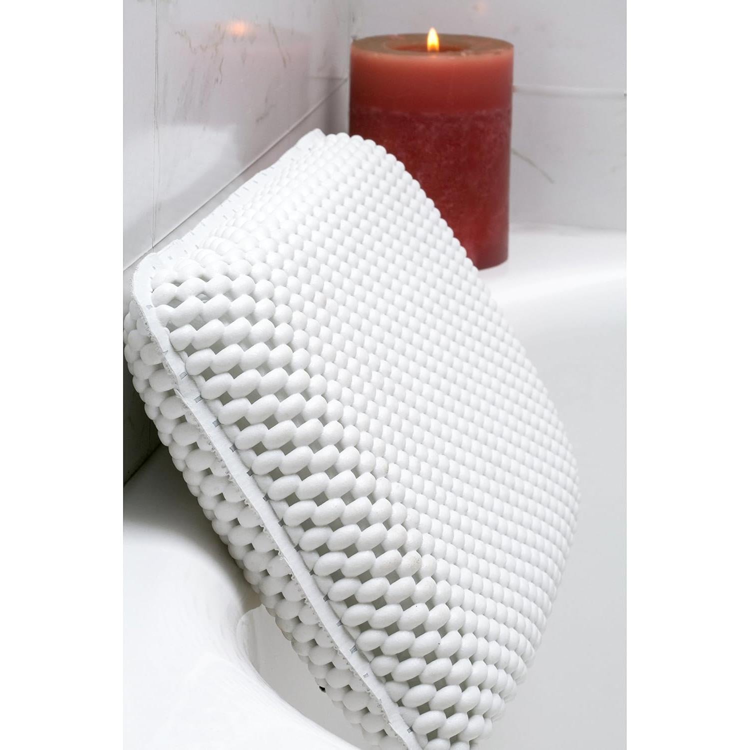 Almohada de Baño Bath Bliss con Ventosas - Soporte Espuma 27.9x17.8cm