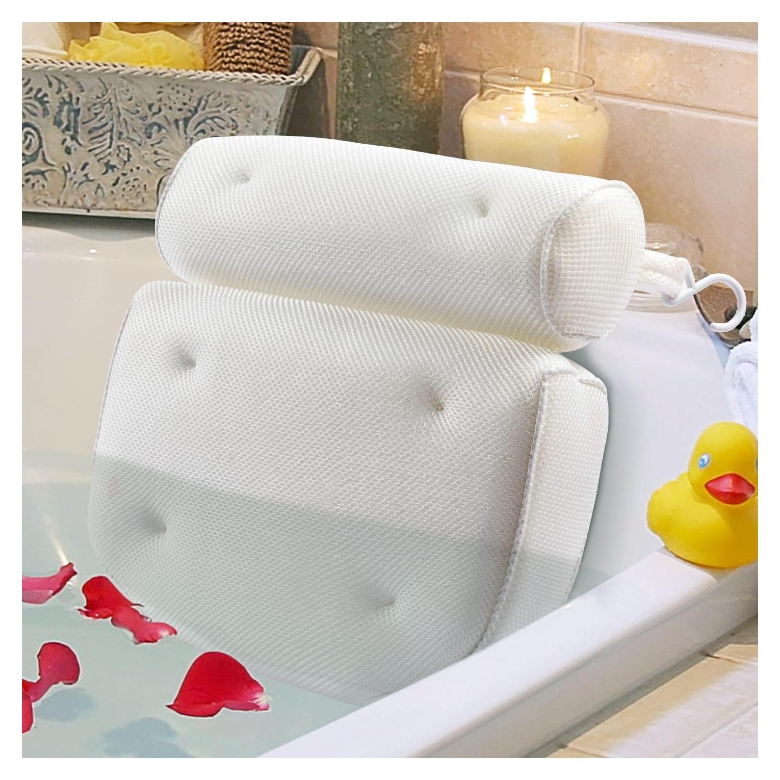 Almohada de Baño Vanstormy - Soporte Cuello y Espalda 38.8x33.4cm